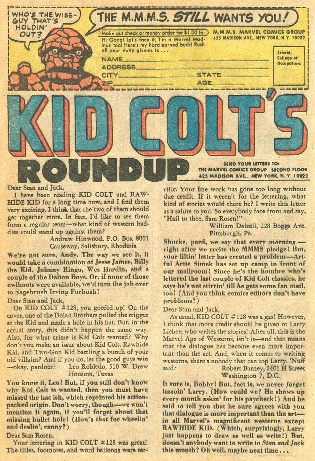 Read online Kid Colt Outlaw comic -  Issue #131 - 20