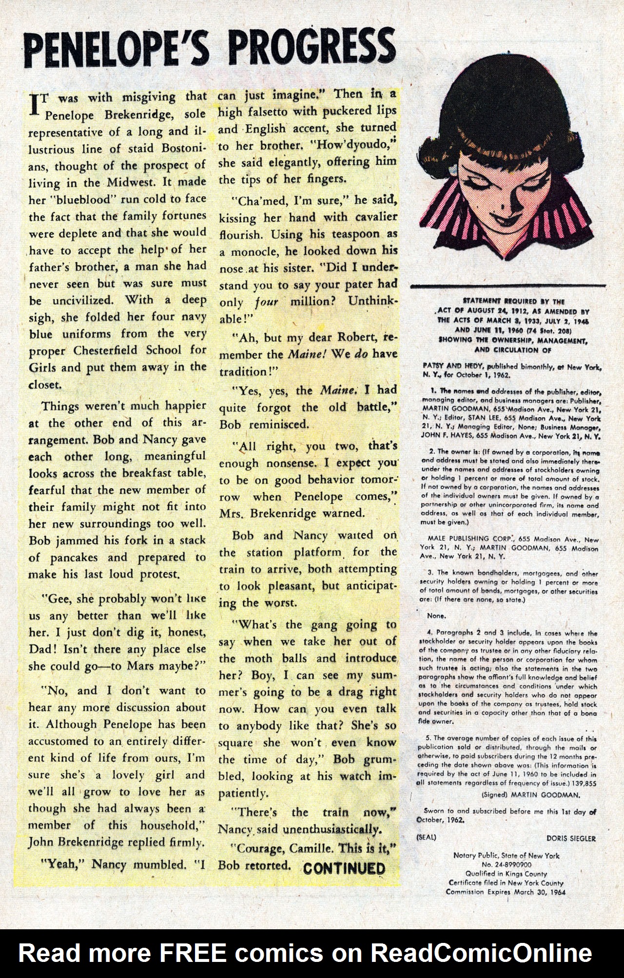 Read online Patsy and Hedy comic -  Issue #87 - 17