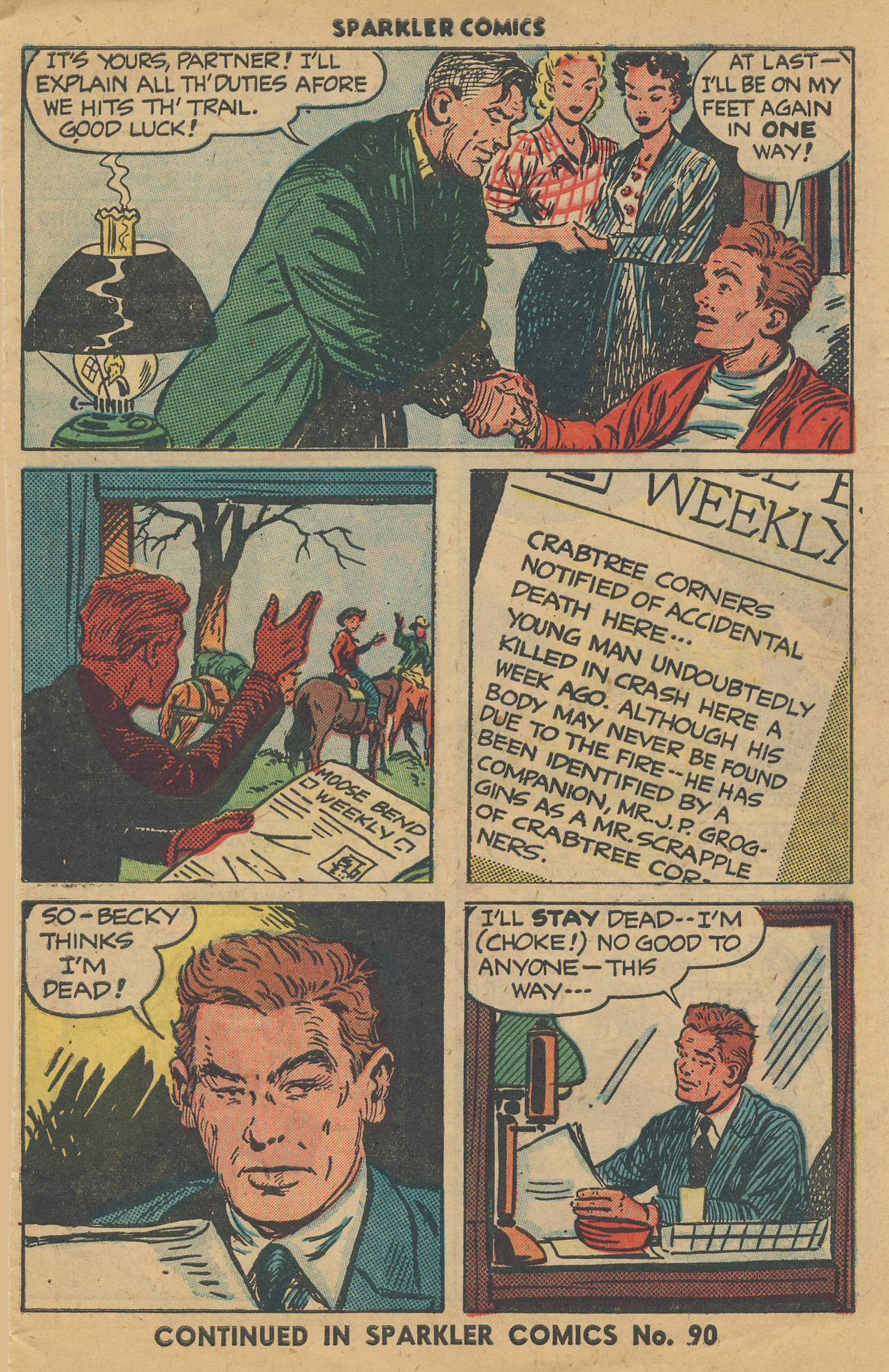 Read online Sparkler Comics comic -  Issue #89 - 31