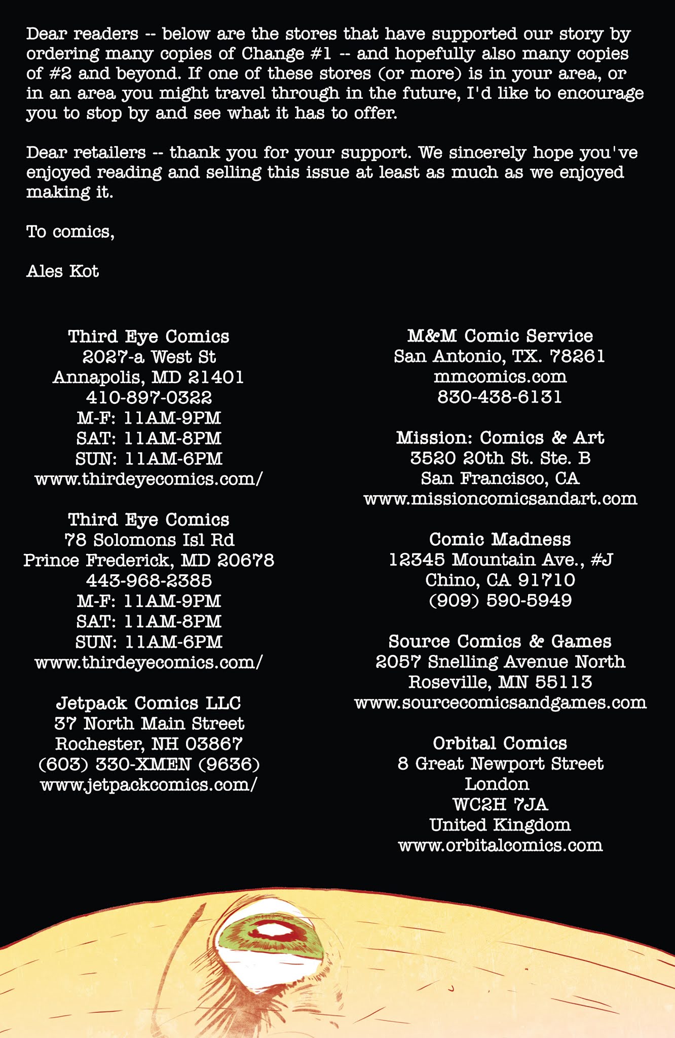 Read online Change comic -  Issue #3 - 28