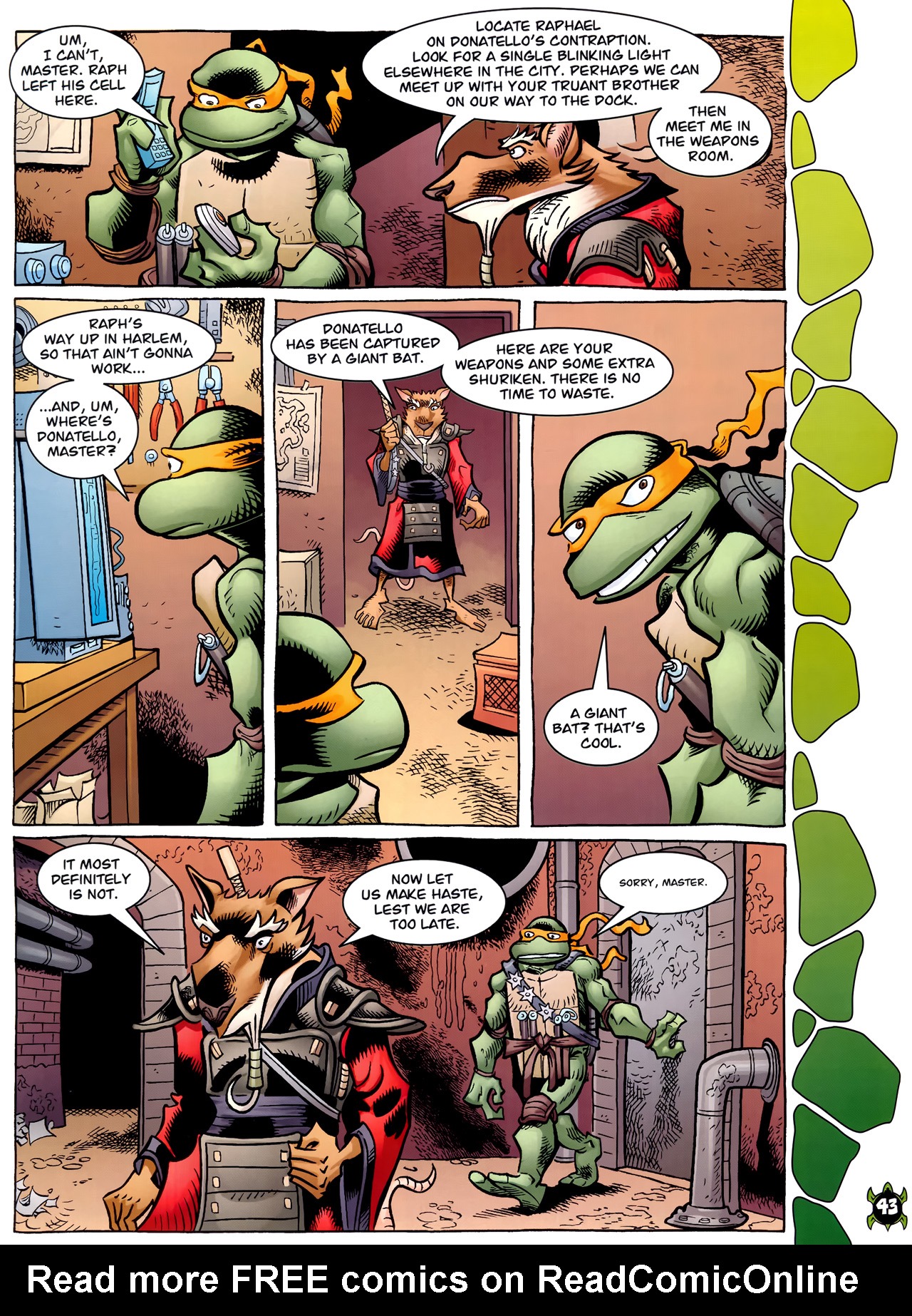 Read online Teenage Mutant Ninja Turtles Comic comic -  Issue #6 - 35