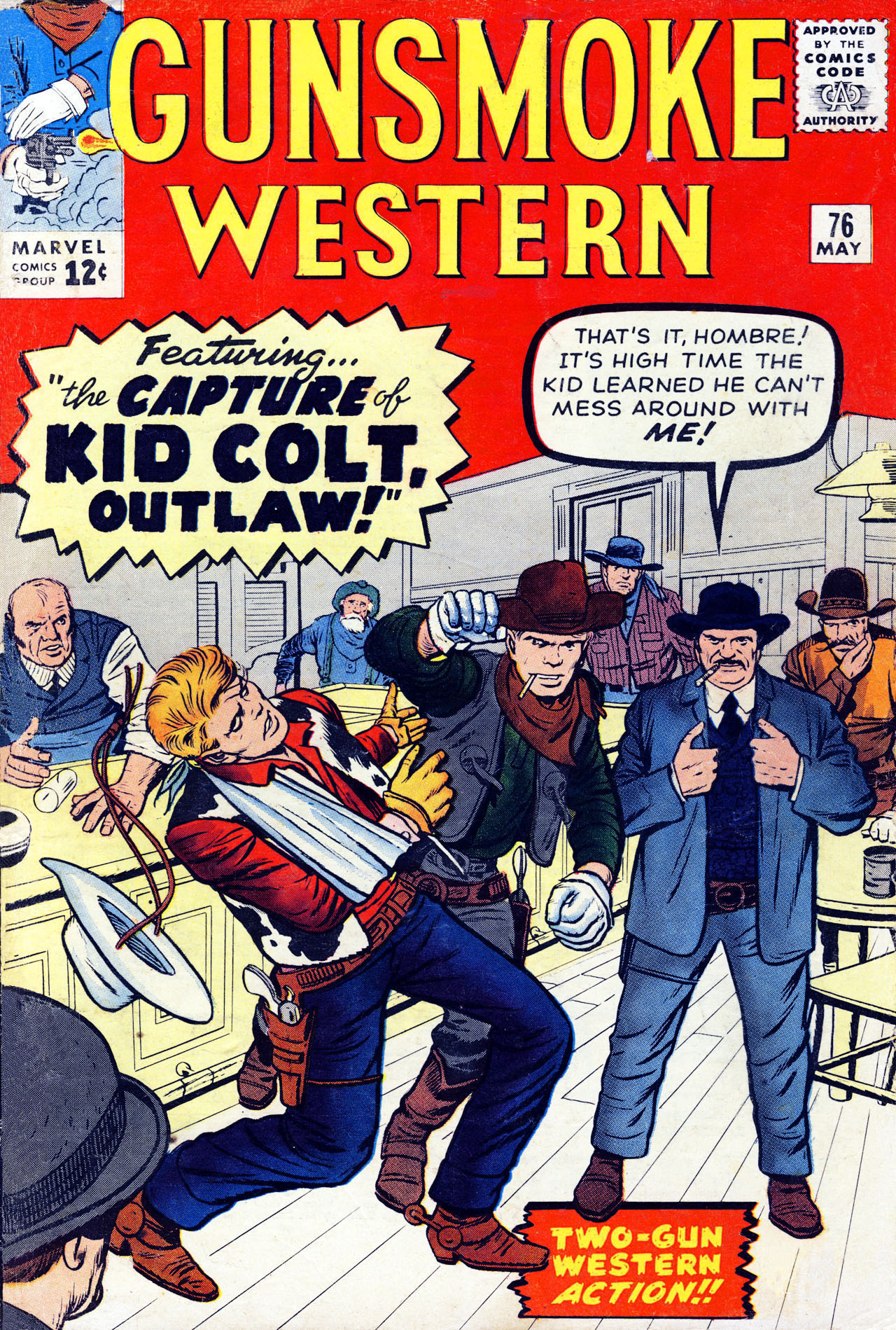 Read online Gunsmoke Western comic -  Issue #76 - 1