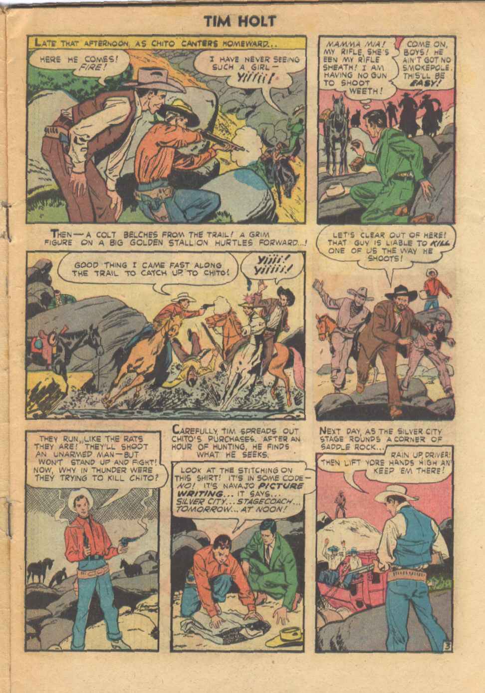 Read online Tim Holt comic -  Issue #26 - 4