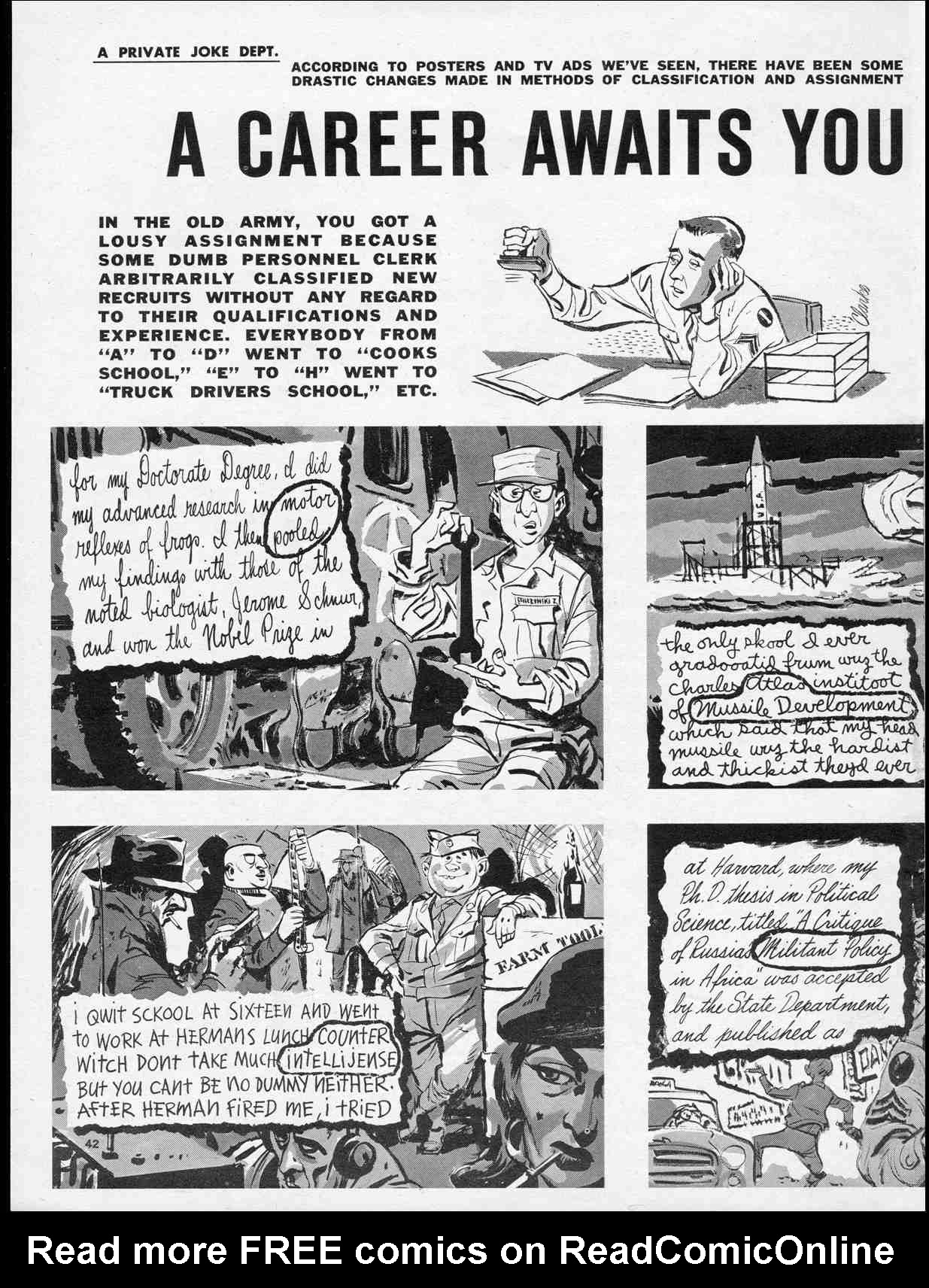 Read online MAD comic -  Issue #64 - 44