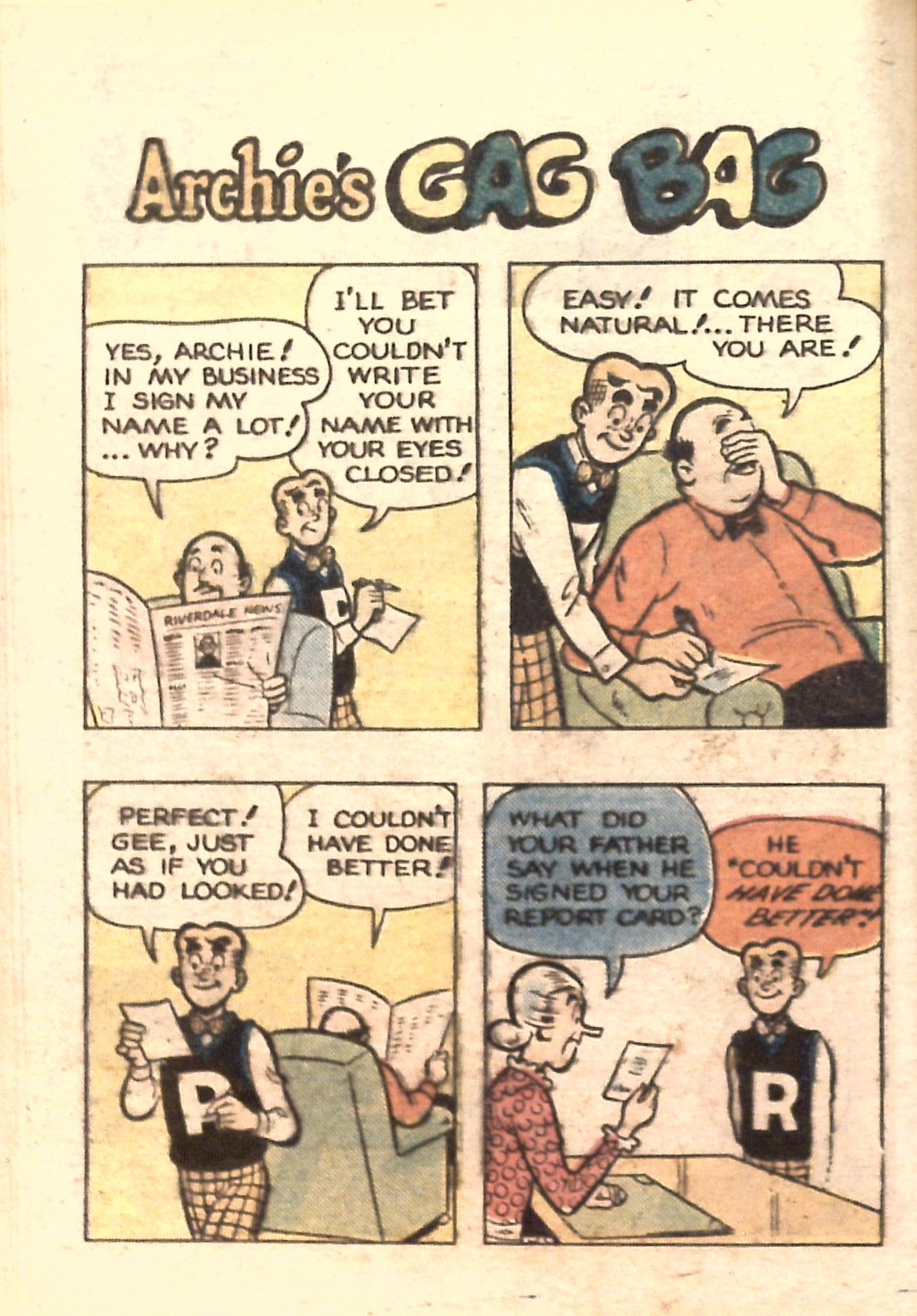 Read online Archie...Archie Andrews, Where Are You? Digest Magazine comic -  Issue #7 - 72