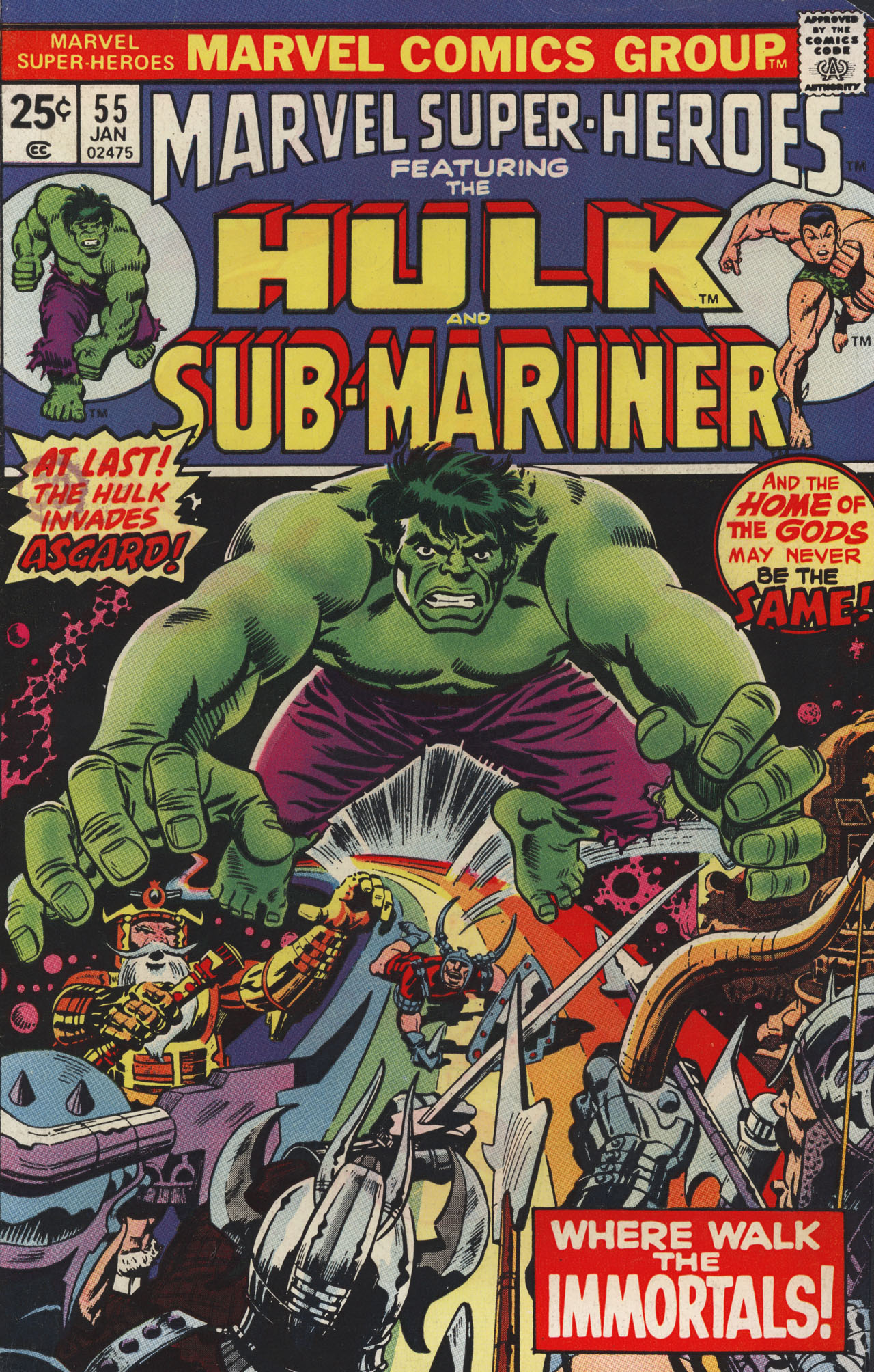 Read online Marvel Super-Heroes comic -  Issue #55 - 1
