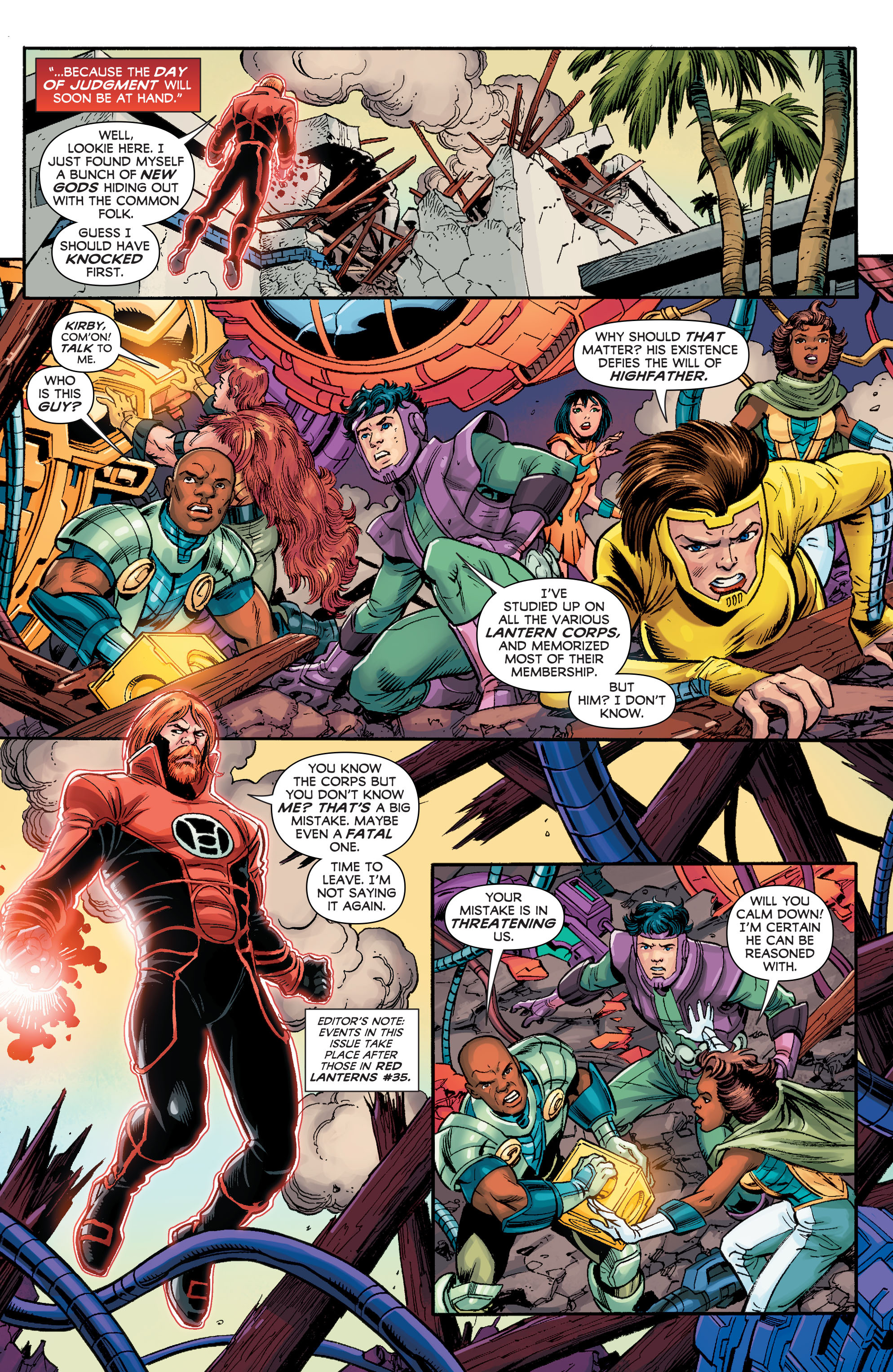 Read online Infinity Man and the Forever People comic -  Issue #5 - 8