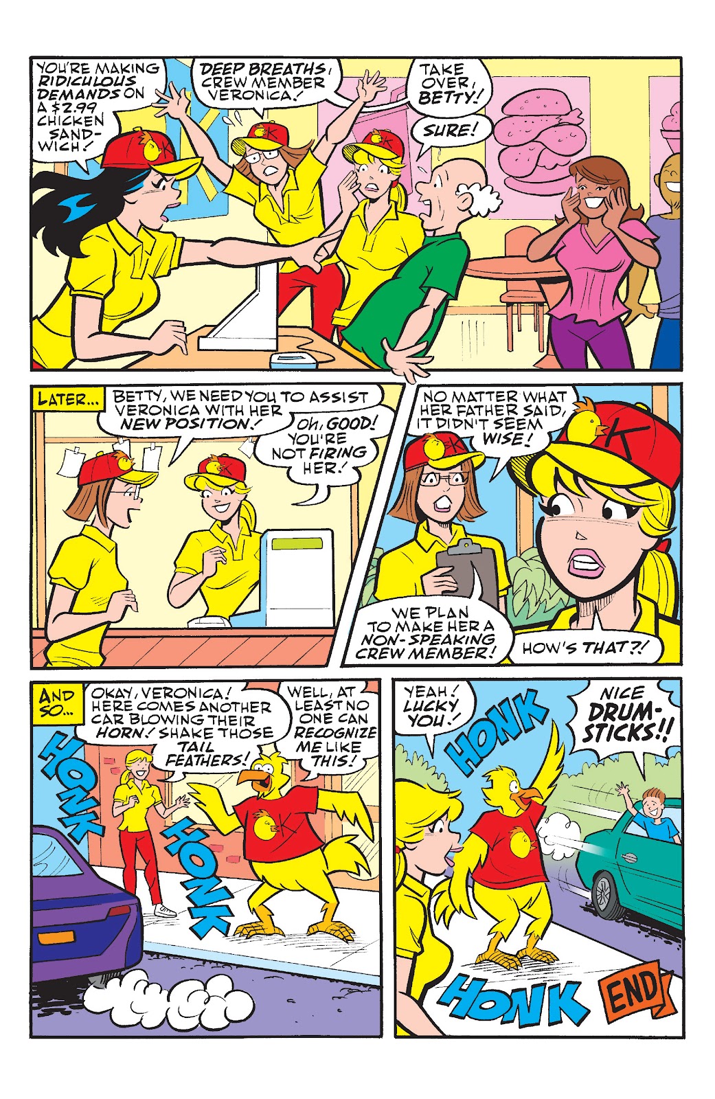 Read online Betty & Veronica Friends Forever: Go To Work comic -  Issue # Full - 12