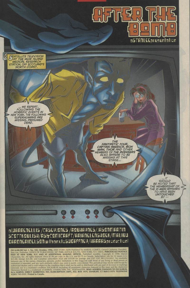 Read online Excalibur (1988) comic -  Issue #102 - 2