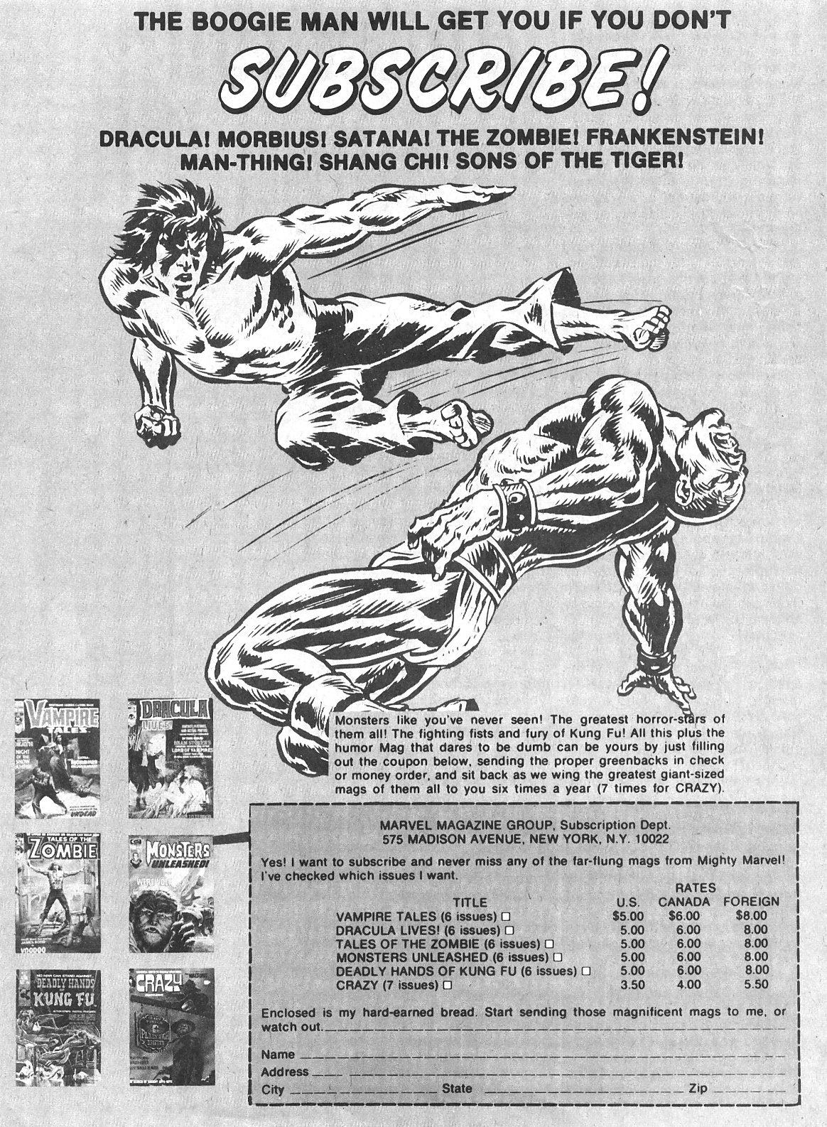 Read online The Deadly Hands of Kung Fu comic -  Issue #1 - 43