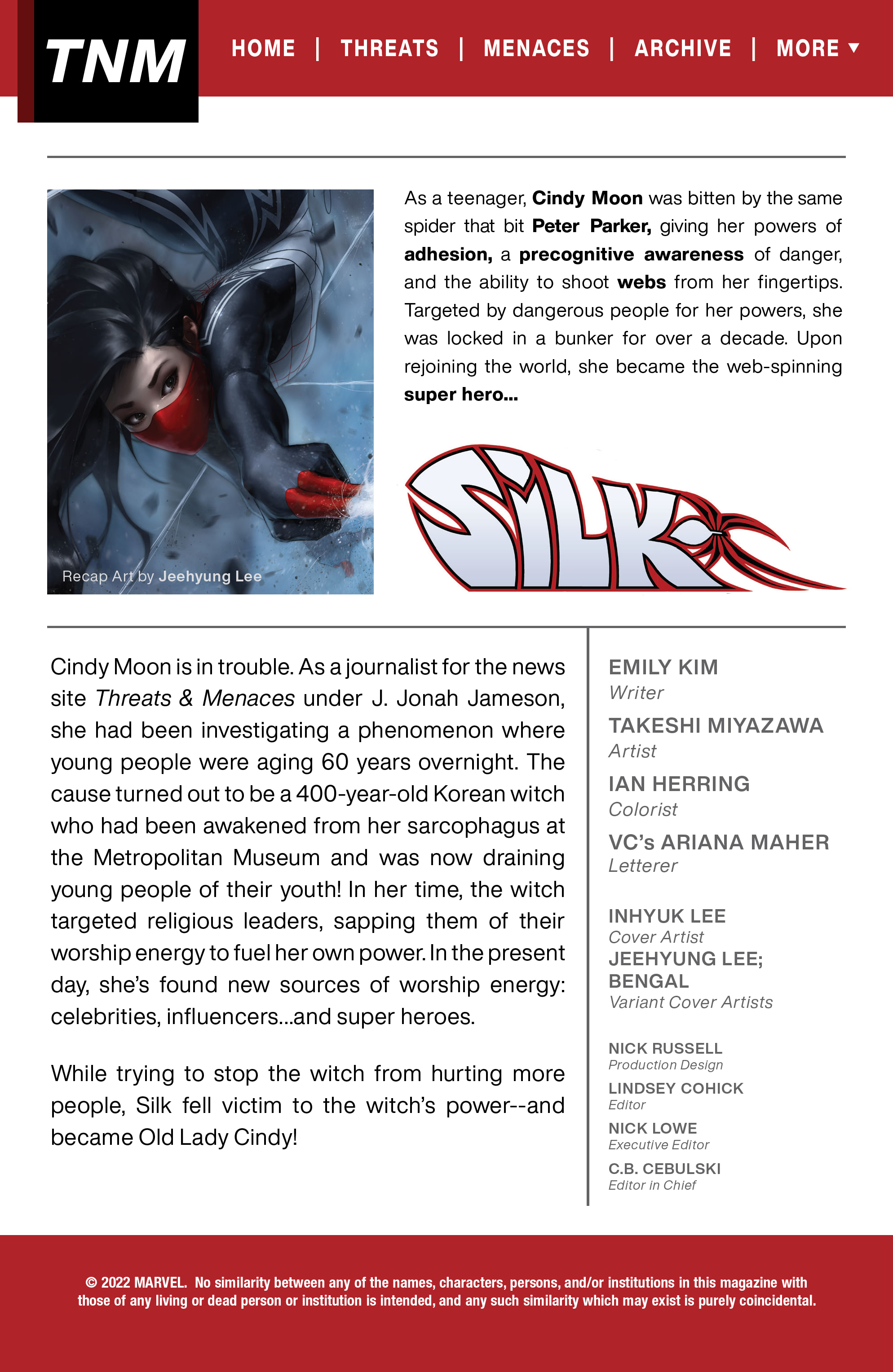 Read online Silk (2022) comic -  Issue #4 - 2
