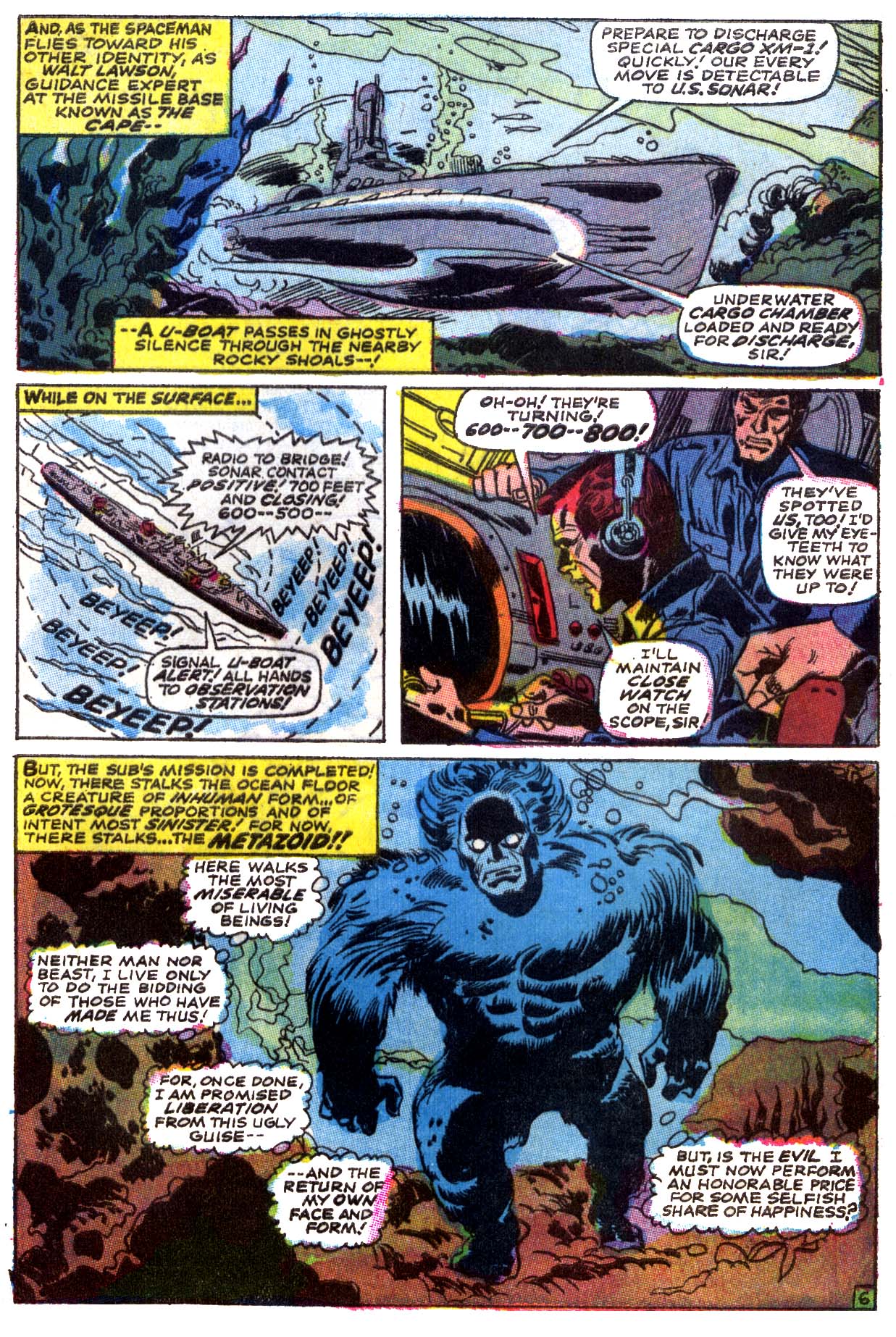 Read online Captain Marvel (1968) comic -  Issue #5 - 7