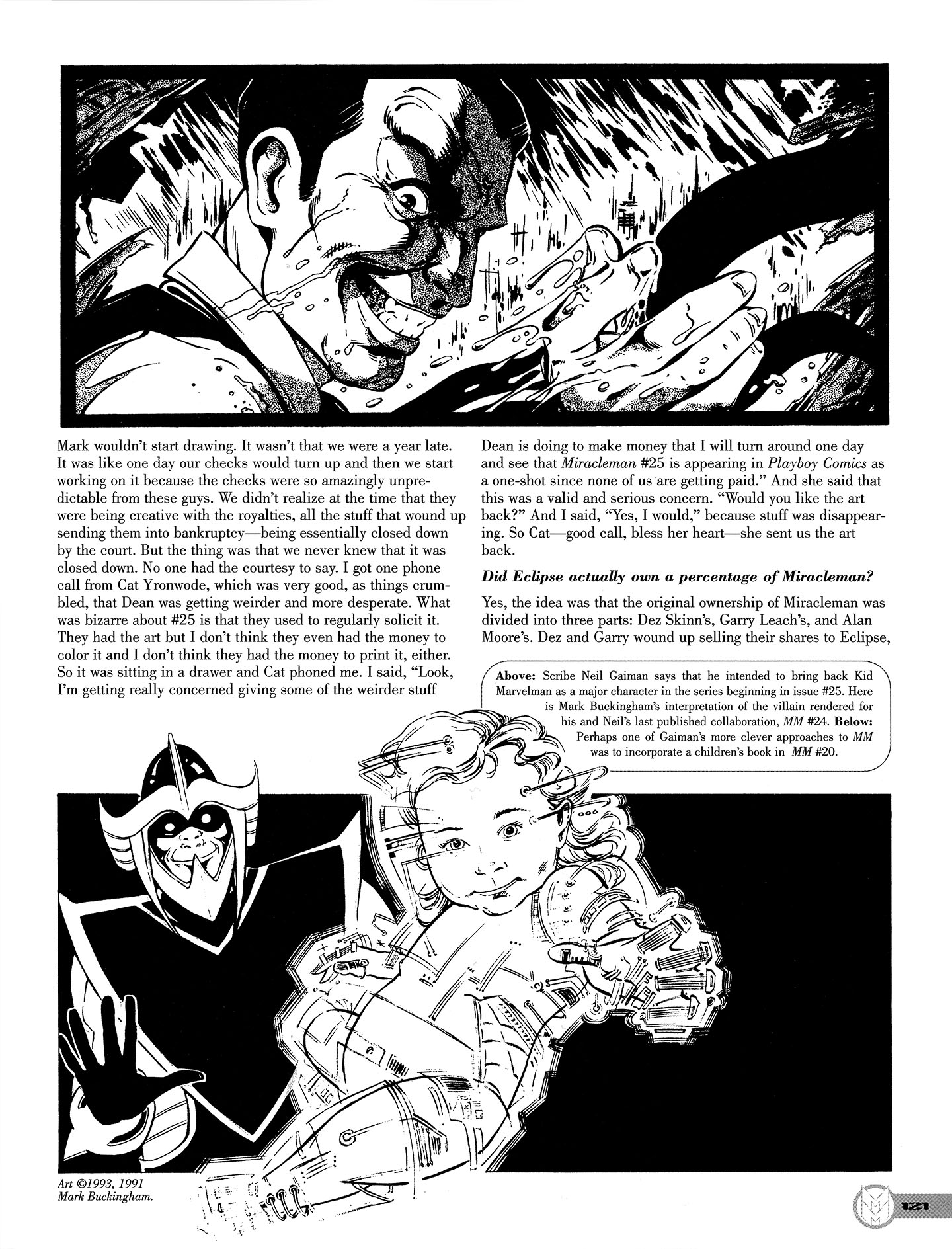 Read online Kimota!: The Miracleman Companion comic -  Issue # Full - 122