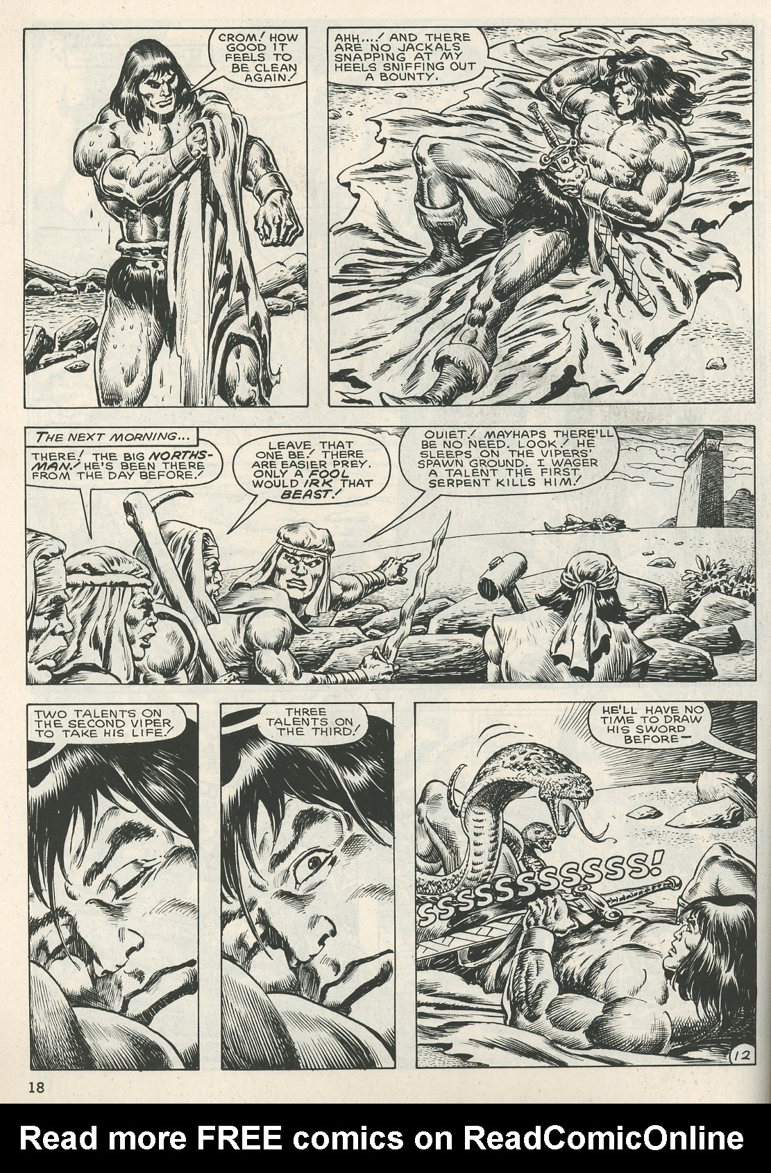 Read online The Savage Sword Of Conan comic -  Issue #123 - 18