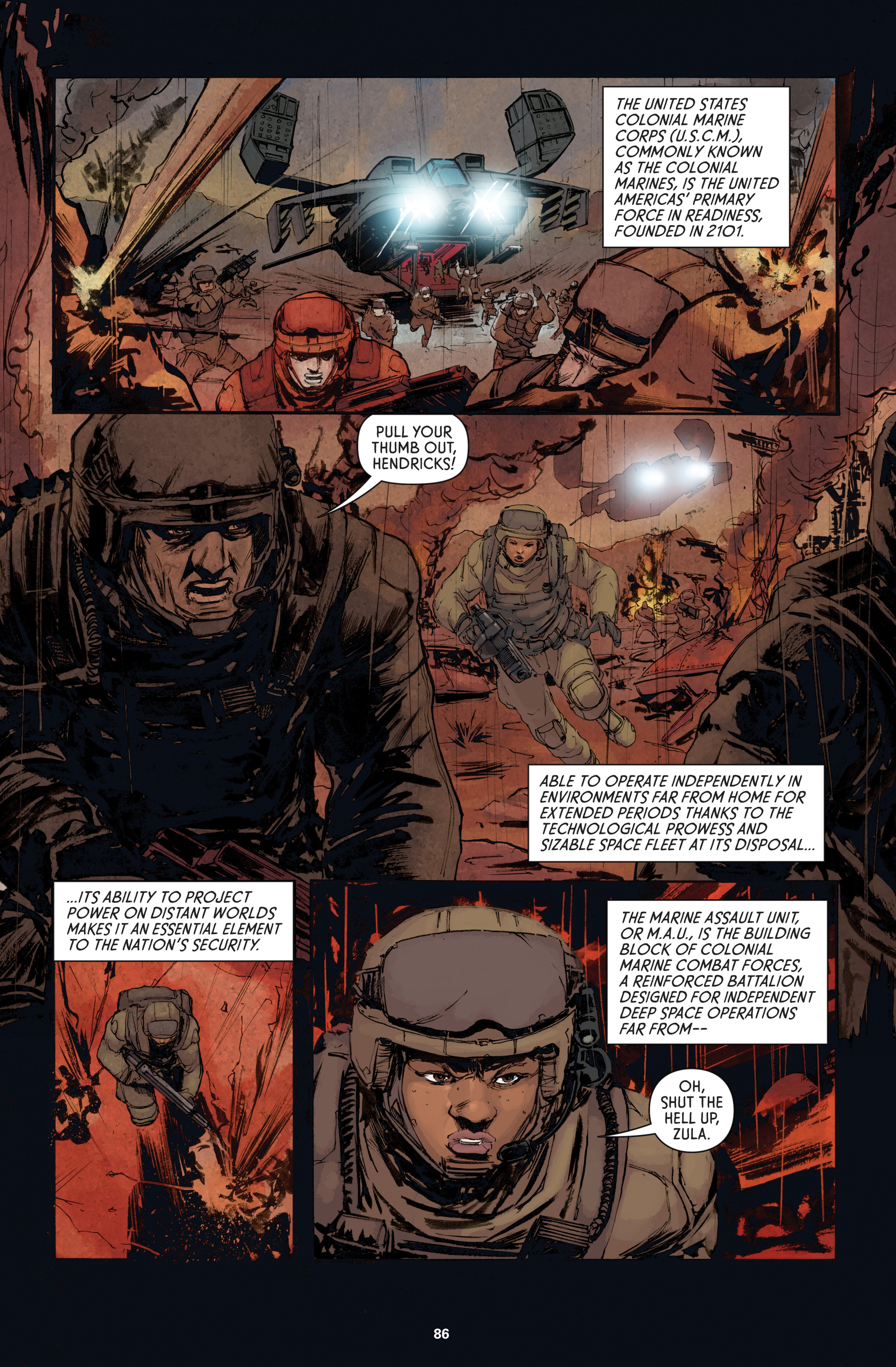 Read online Aliens: Defiance Library Edition comic -  Issue # TPB (Part 1) - 85