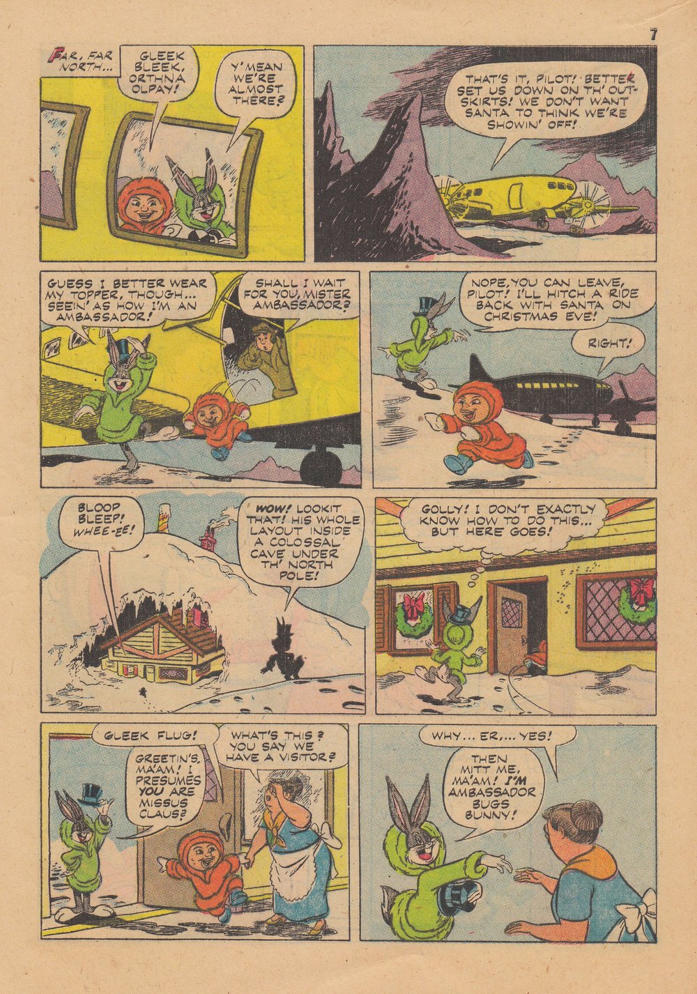 Read online Bugs Bunny's Christmas Funnies comic -  Issue # TPB 2 - 9