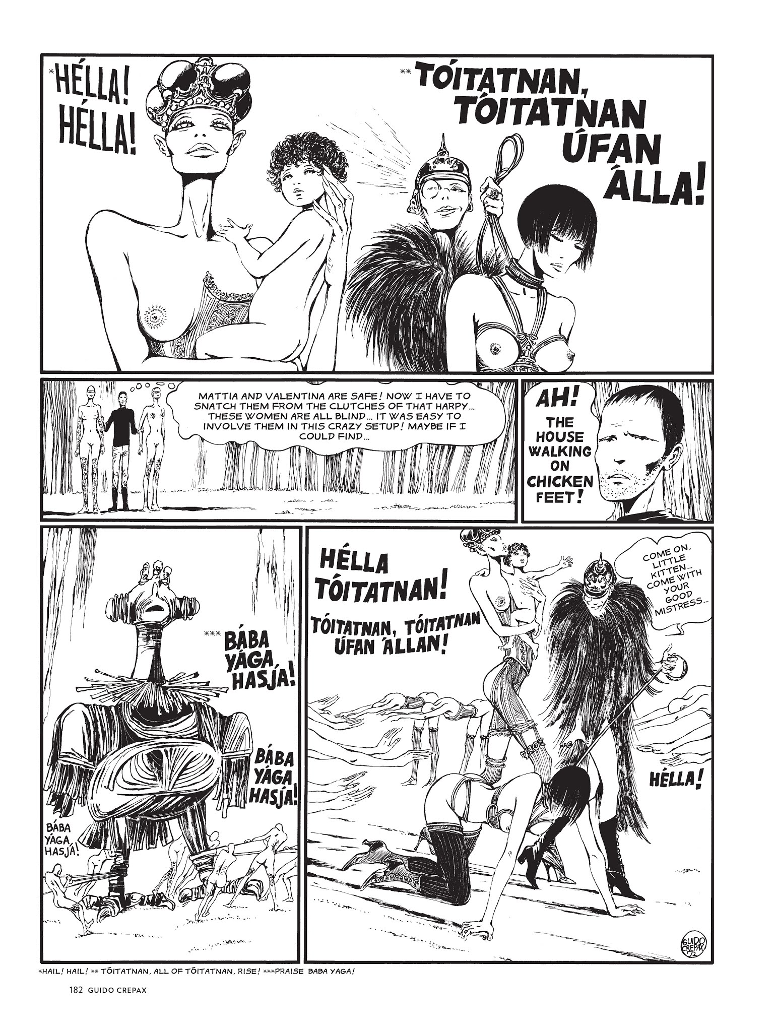 Read online The Complete Crepax comic -  Issue # TPB 3 - 172