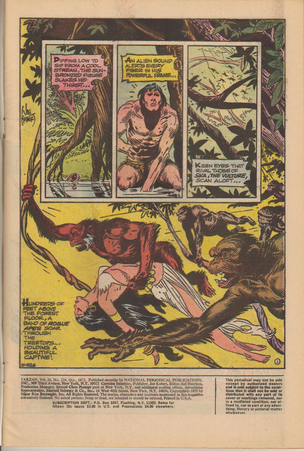 Read online Tarzan (1972) comic -  Issue #224 - 2