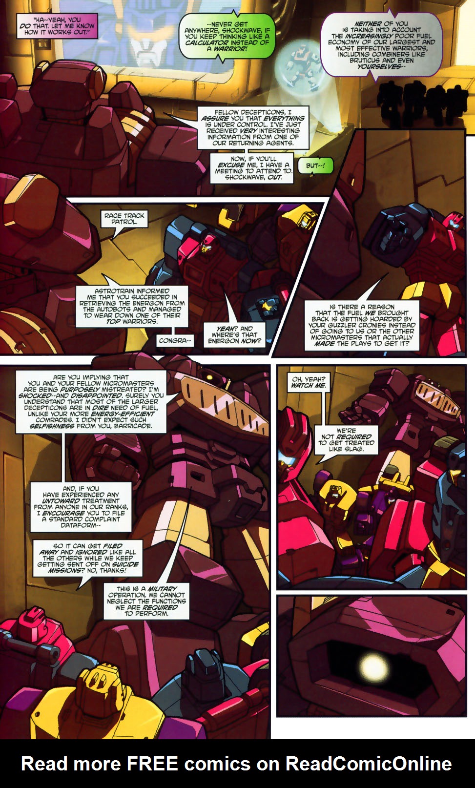 Read online Transformers: Micromasters comic -  Issue #1 - 17