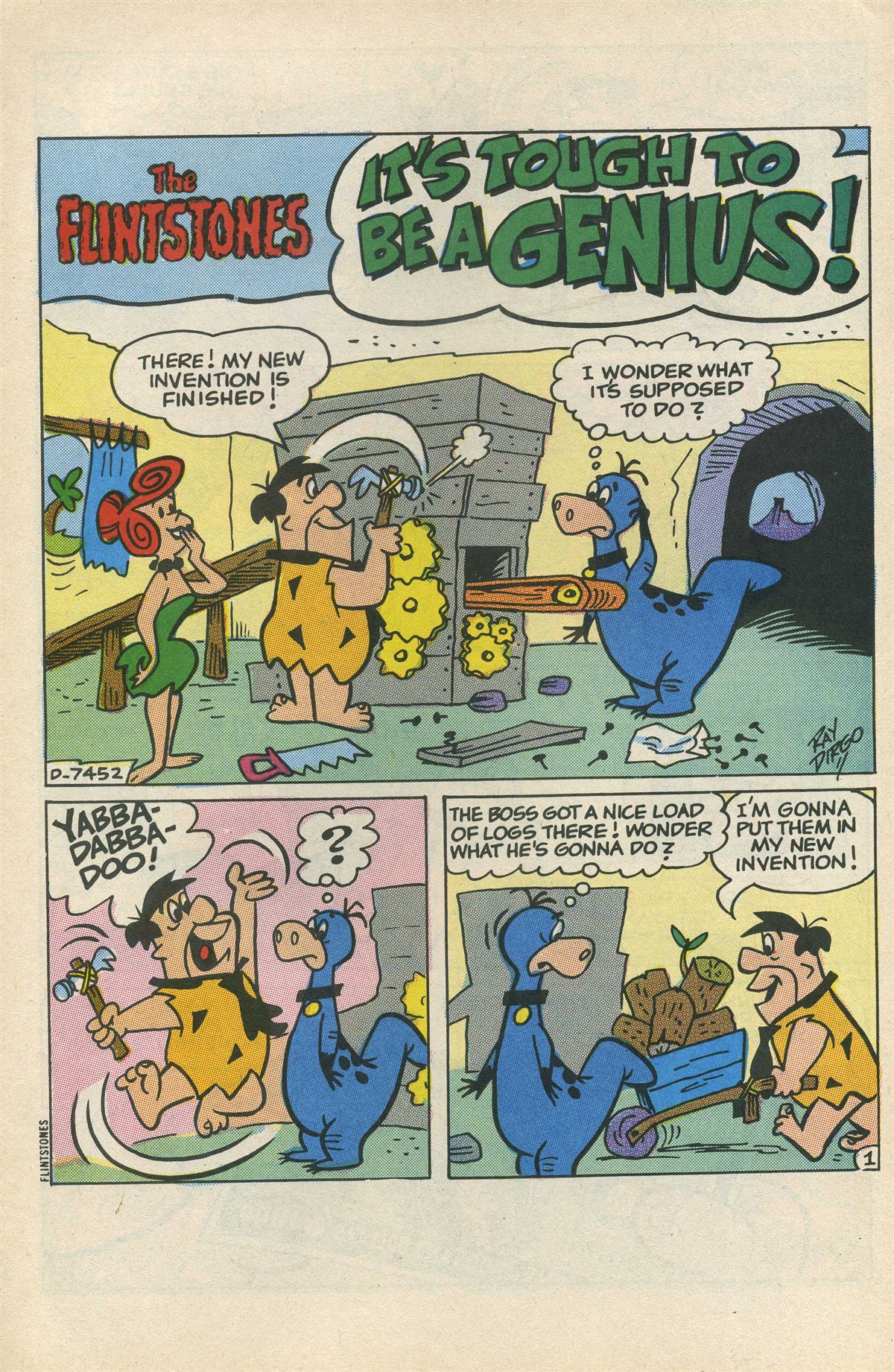 Read online The Flintstones (1992) comic -  Issue #2 - 3