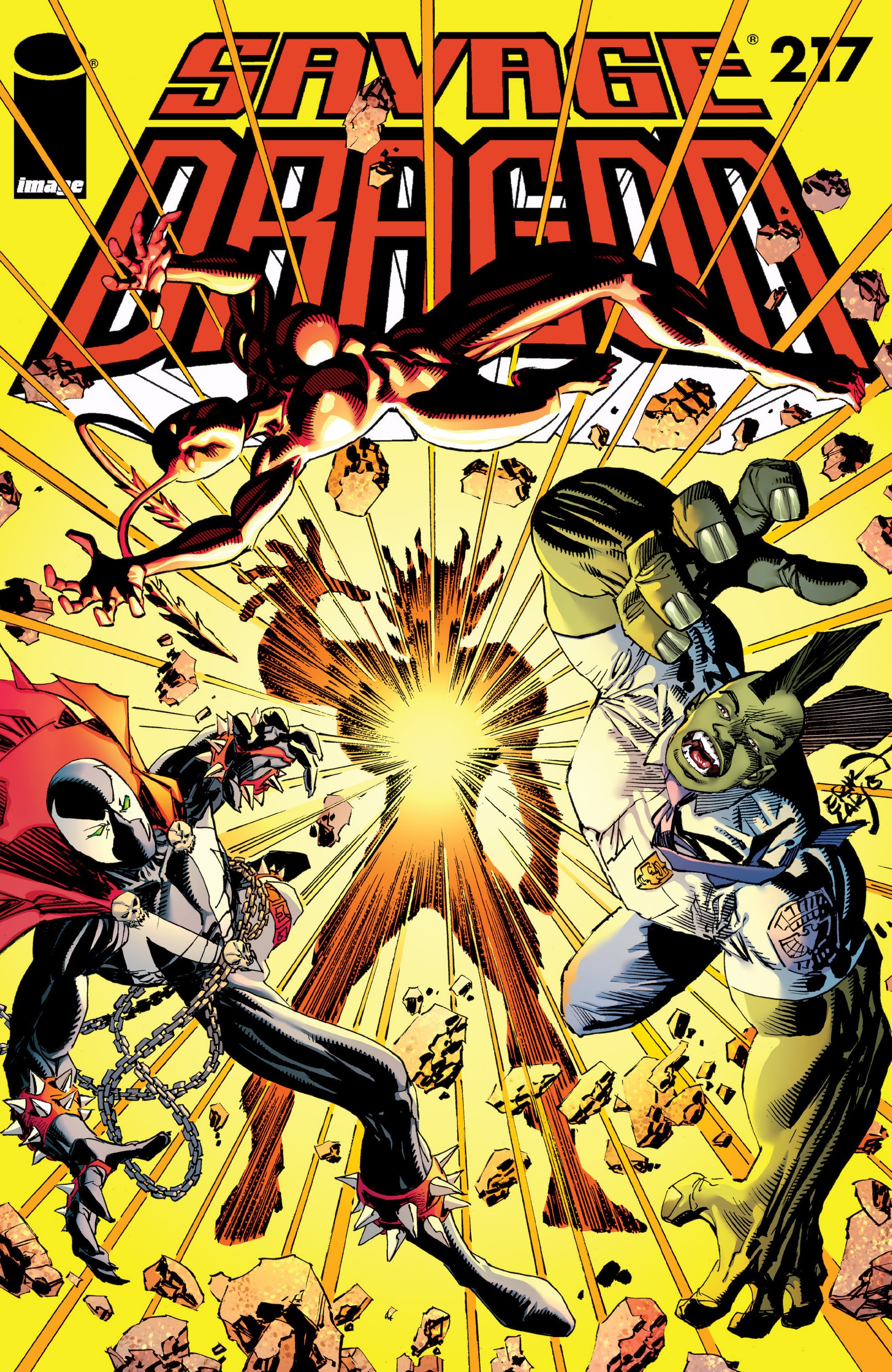 Read online The Savage Dragon (1993) comic -  Issue #217 - 1
