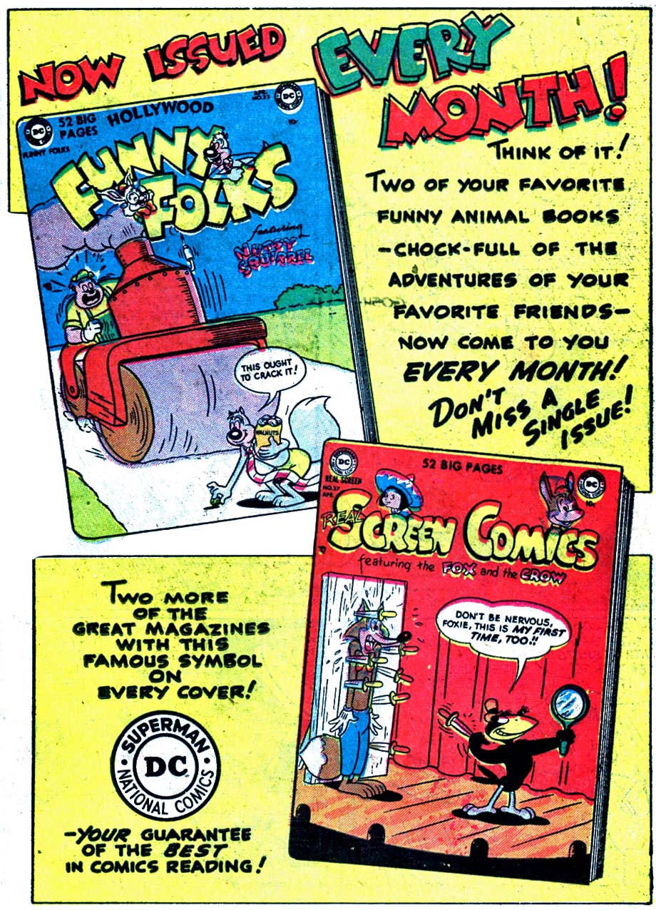 Read online Comic Cavalcade comic -  Issue #44 - 47