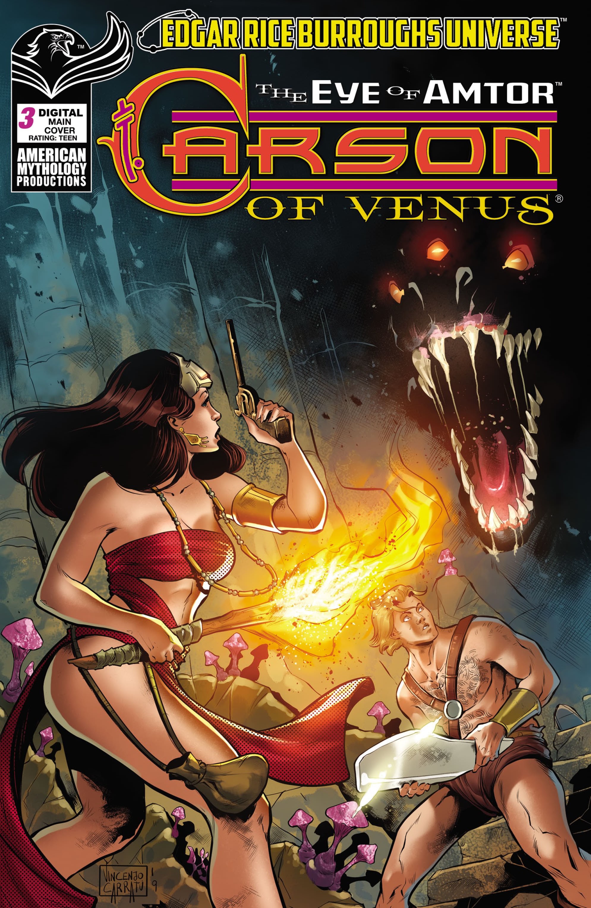 Read online Carson of Venus Eye of Amtor comic -  Issue #3 - 1