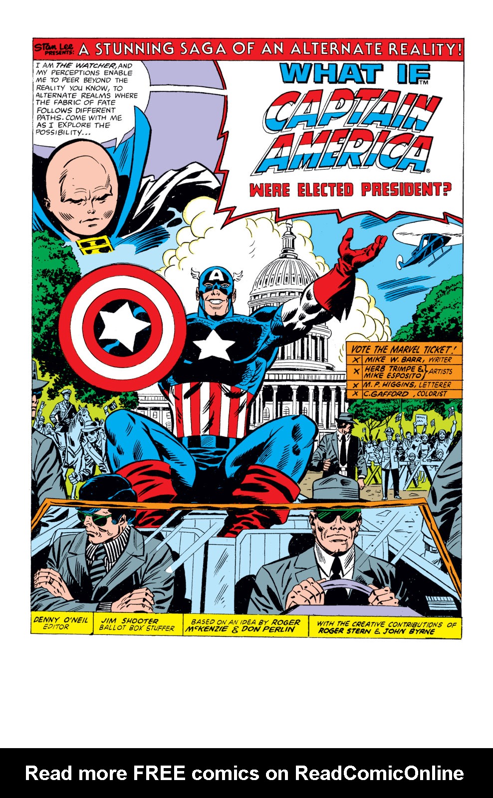 Read online What If? (1977) comic -  Issue #26 - Captain America had been elected president - 2