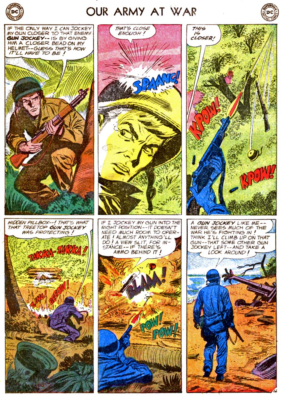 Read online Our Army at War (1952) comic -  Issue #82 - 14