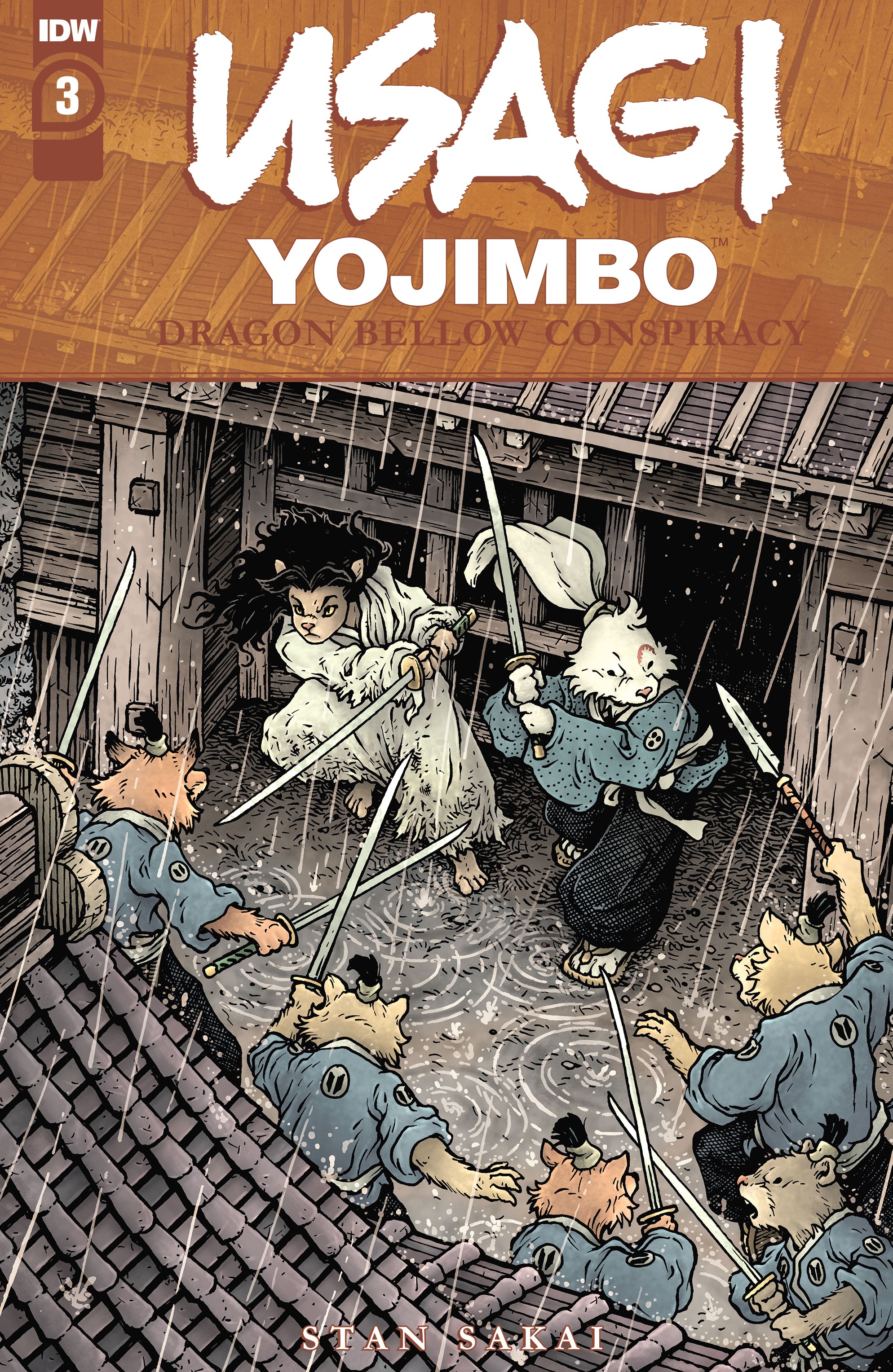 Read online Usagi Yojimbo: The Dragon Bellow Conspiracy comic -  Issue #3 - 1