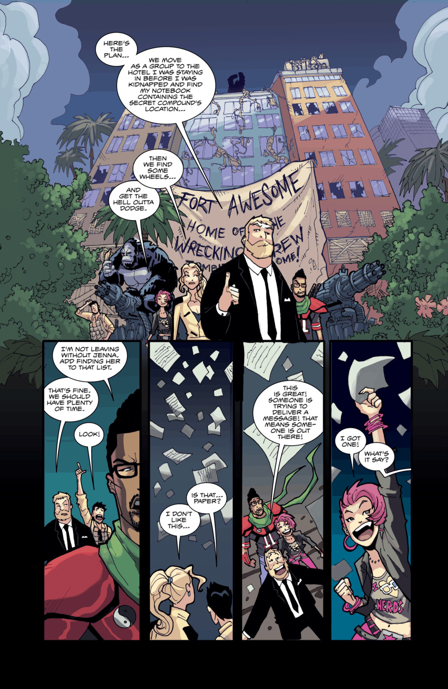 Read online Fanboys vs. Zombies comic -  Issue #9 - 8