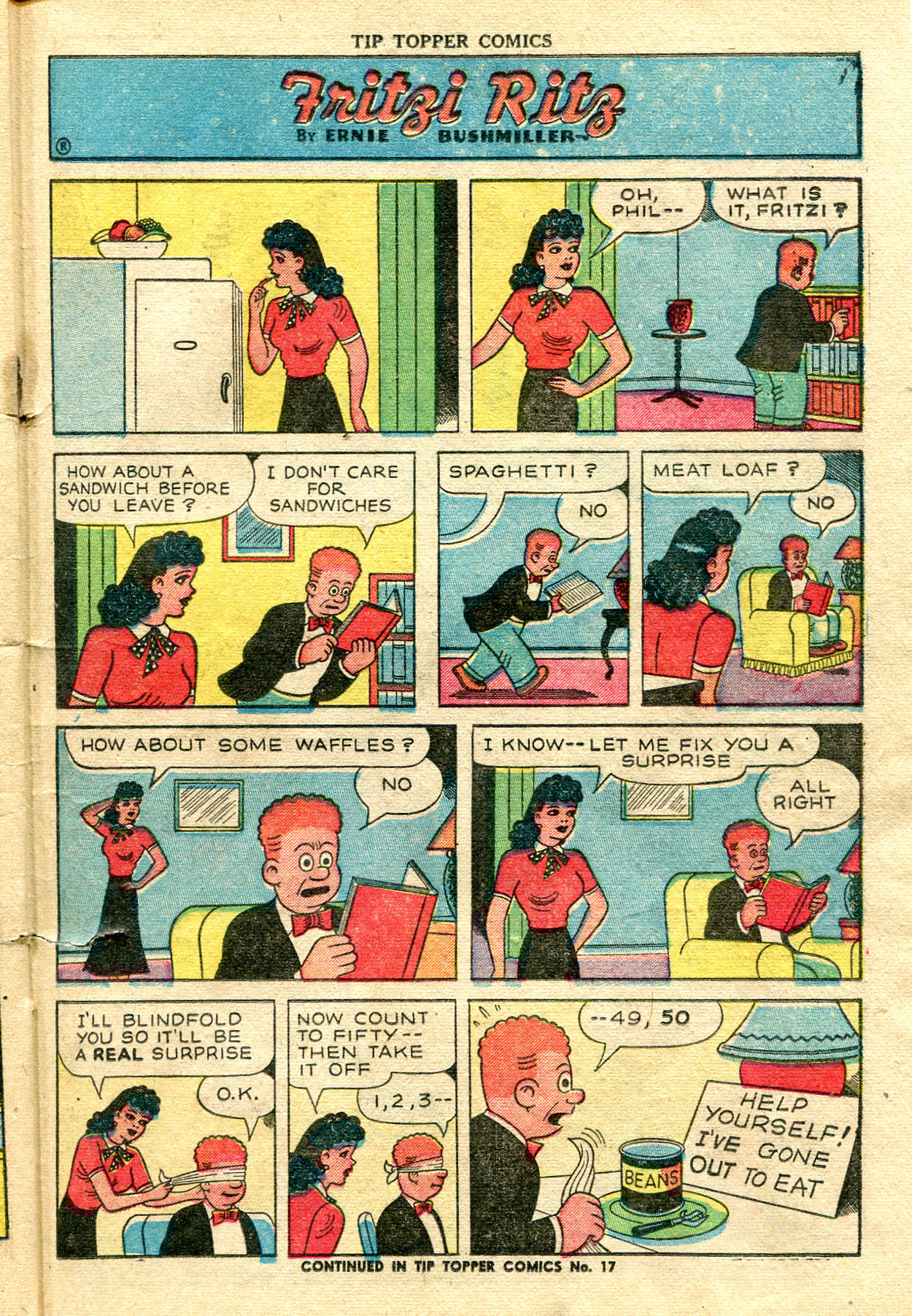 Read online Tip Topper Comics comic -  Issue #16 - 23