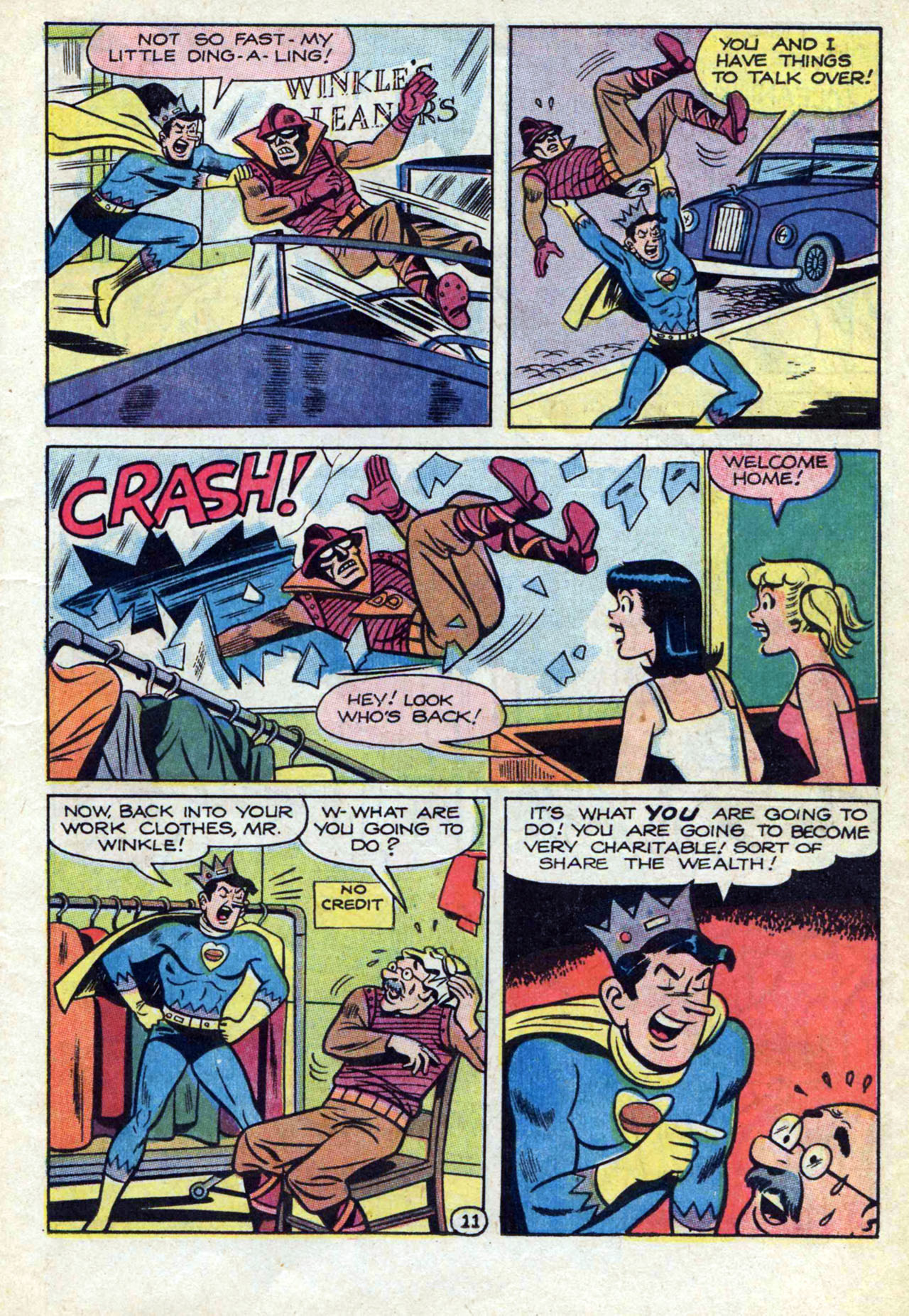 Read online Jughead As Captain Hero comic -  Issue #7 - 15