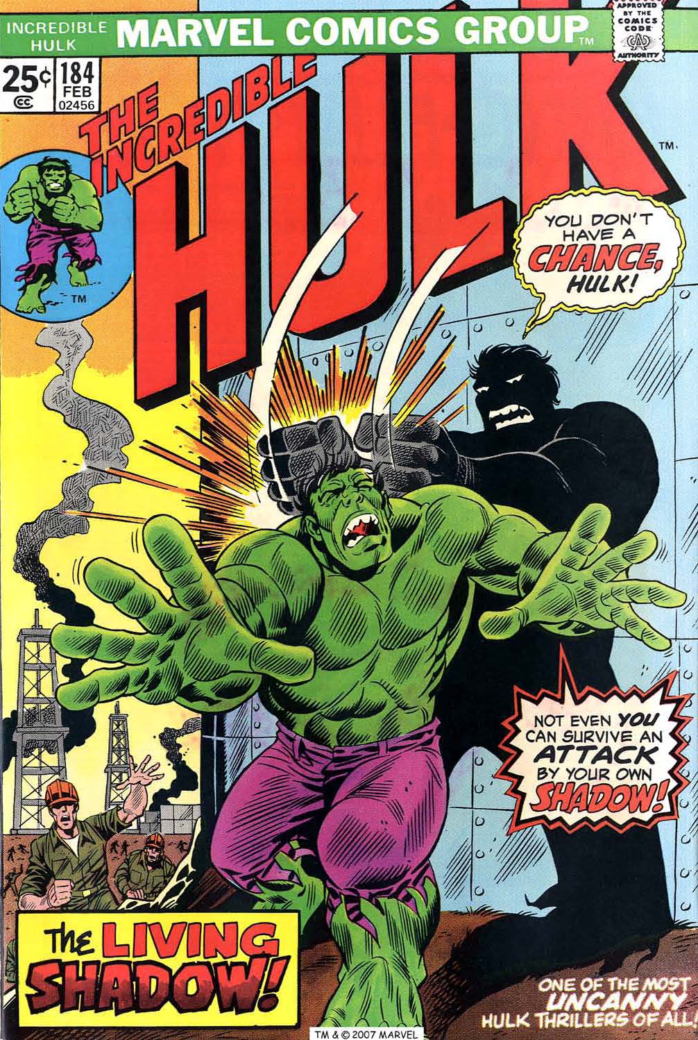 Read online The Incredible Hulk (1968) comic -  Issue #184 - 1