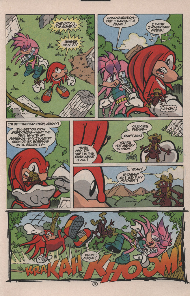 Read online Knuckles the Echidna comic -  Issue #4 - 25