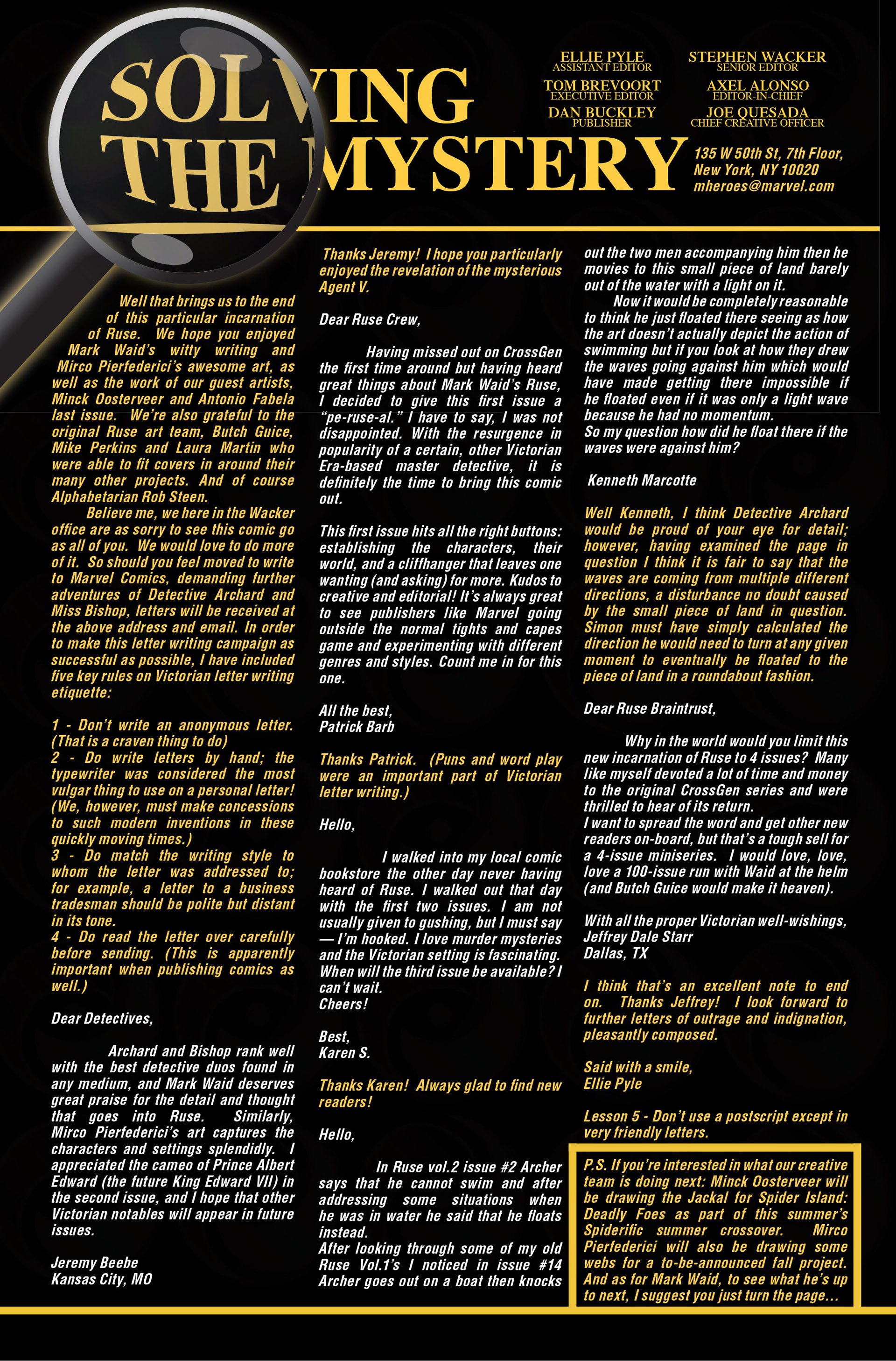 Read online Ruse (2011) comic -  Issue #4 - 23
