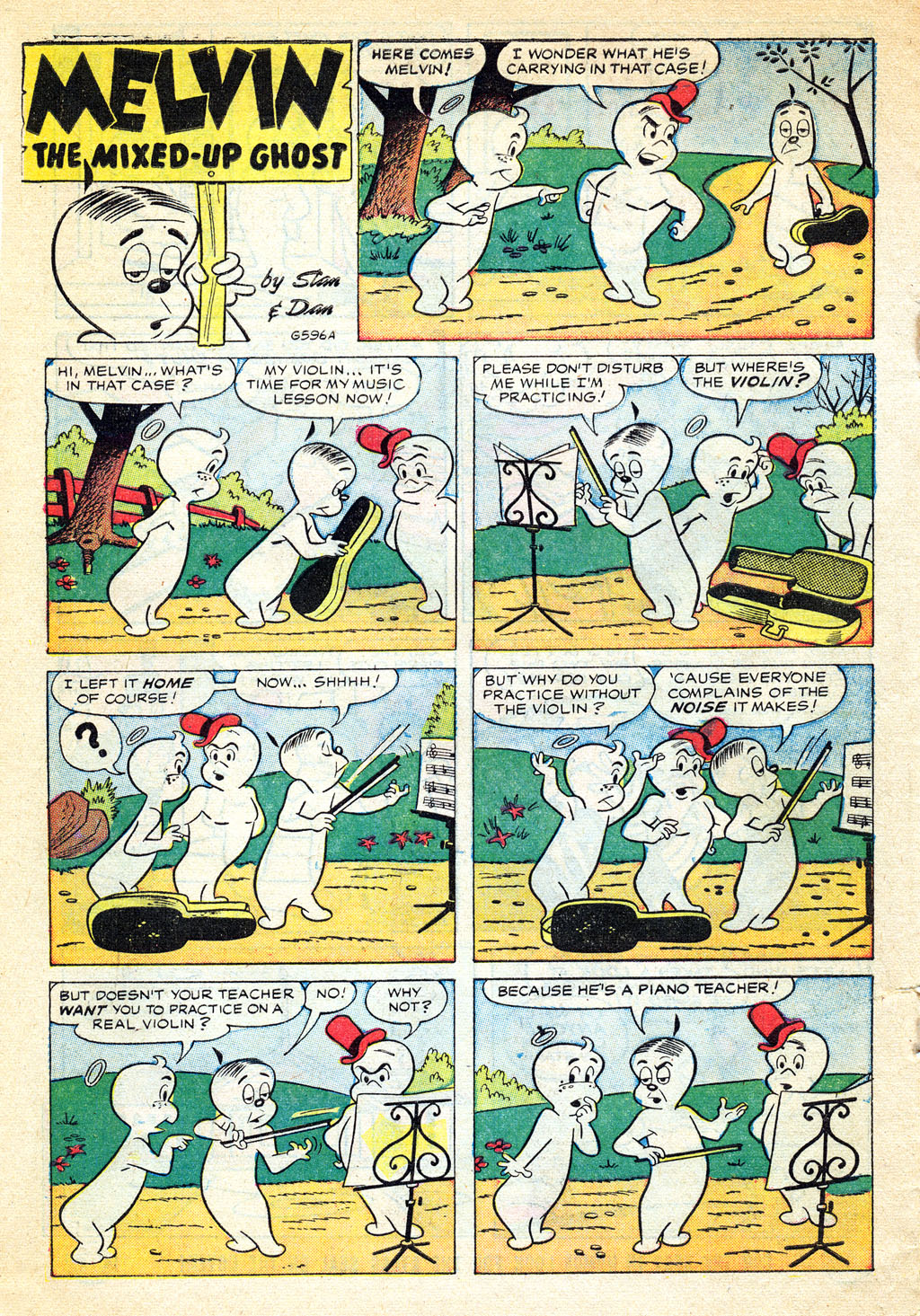 Read online Homer, the Happy Ghost comic -  Issue #5 - 8