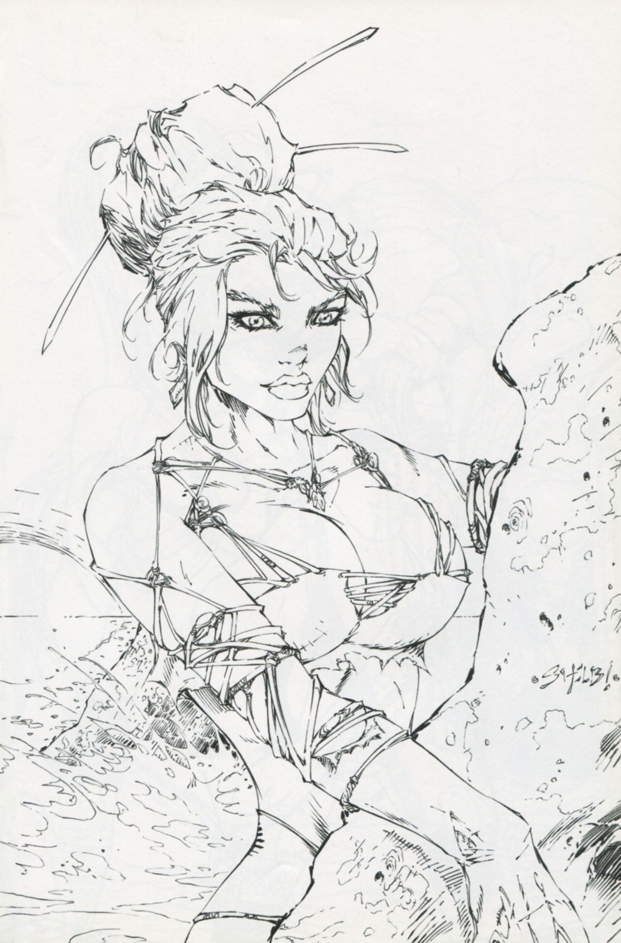 Read online Latex Alice - Bikini Bash Swimsuit Special comic -  Issue # Full - 9