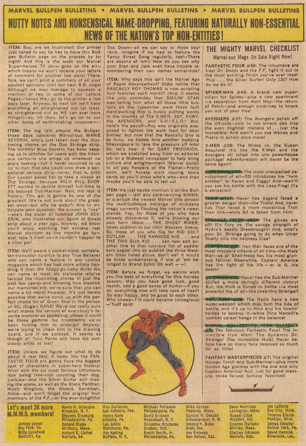 Read online Marvel Tales (1964) comic -  Issue #7 - 65