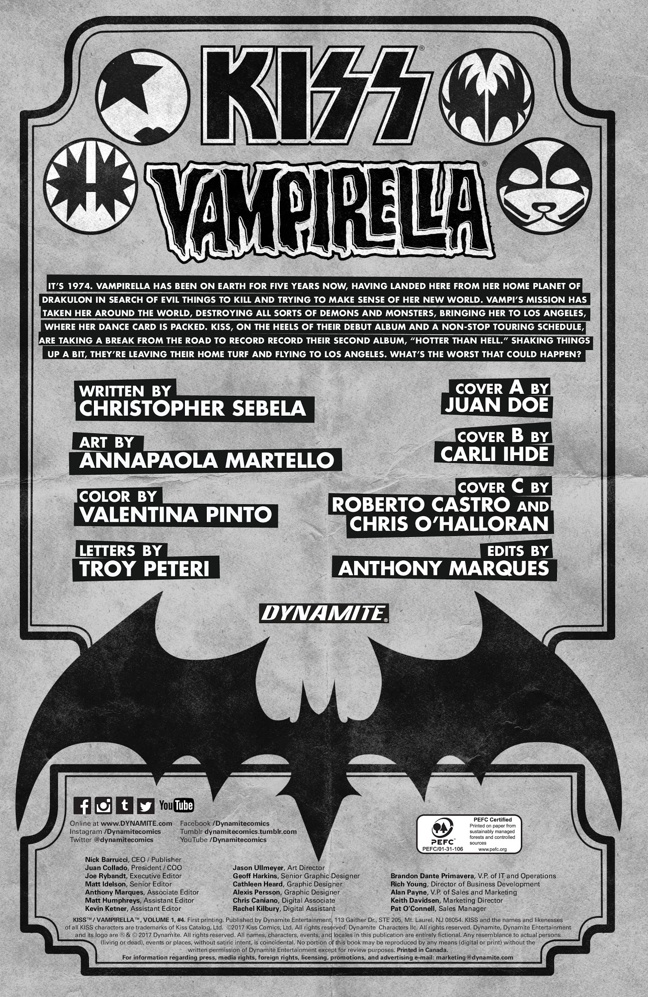 Read online Kiss/Vampirella comic -  Issue #4 - 5