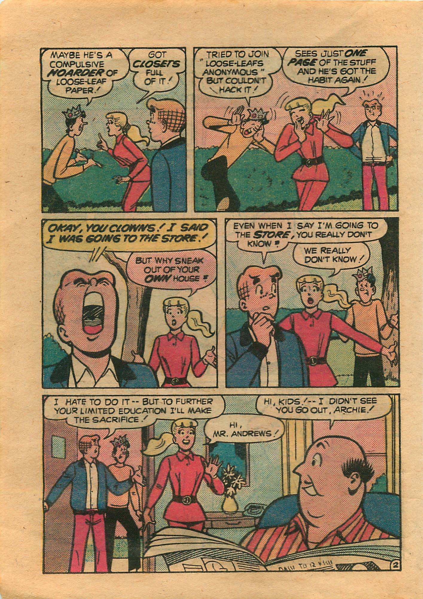 Read online Jughead Jones Comics Digest comic -  Issue #16 - 24