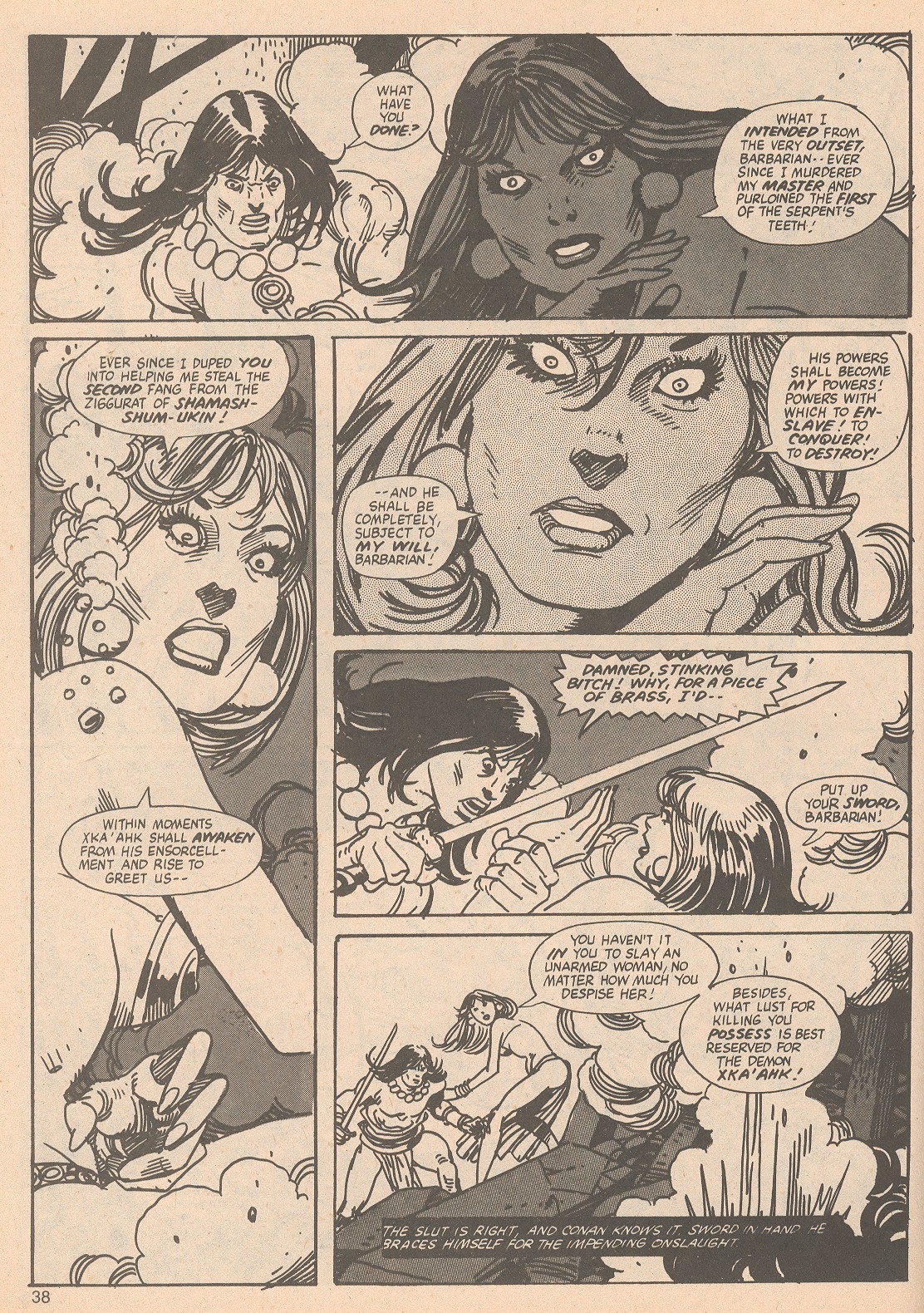 The Savage Sword Of Conan issue 65 - Page 38