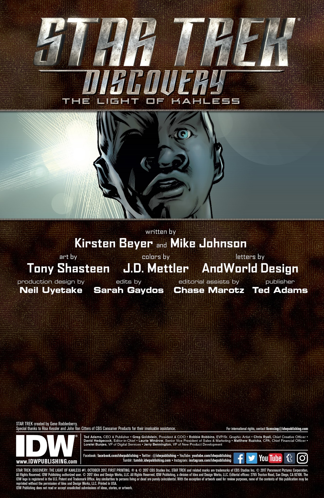 Read online Star Trek: Discovery: The Light of Kahless comic -  Issue #1 - 2