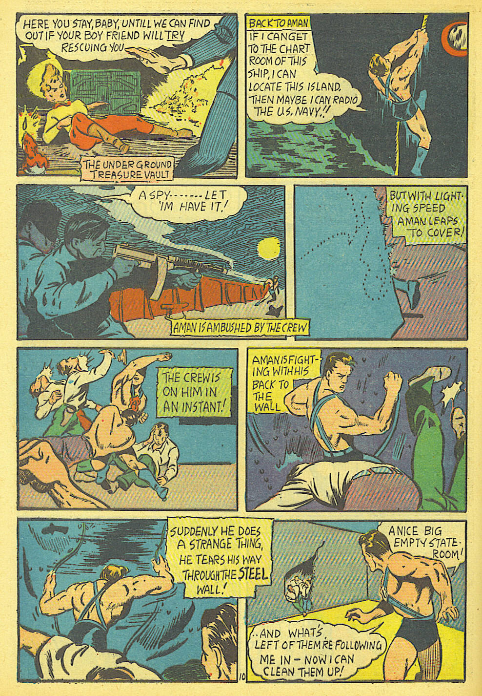 Read online Amazing Man Comics comic -  Issue #19 - 12