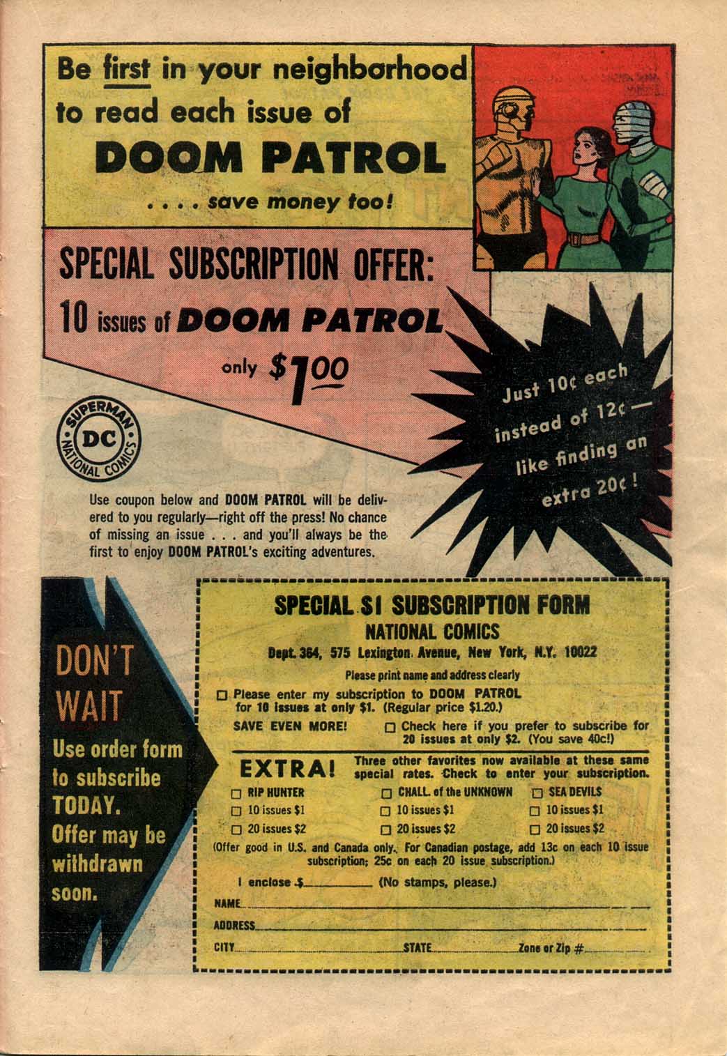 Read online Doom Patrol (1964) comic -  Issue #87 - 23