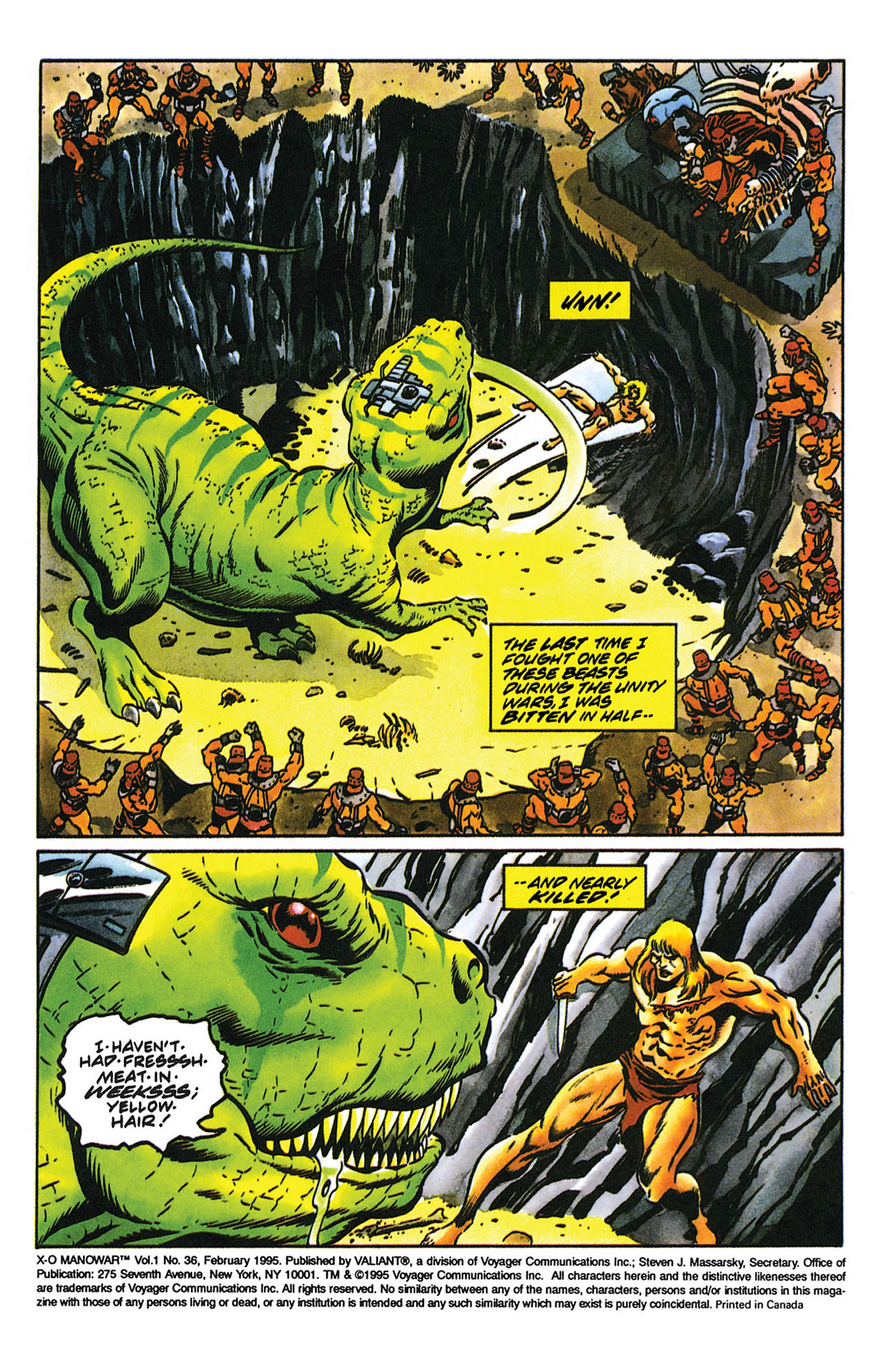 Read online X-O Manowar (1992) comic -  Issue #36 - 3