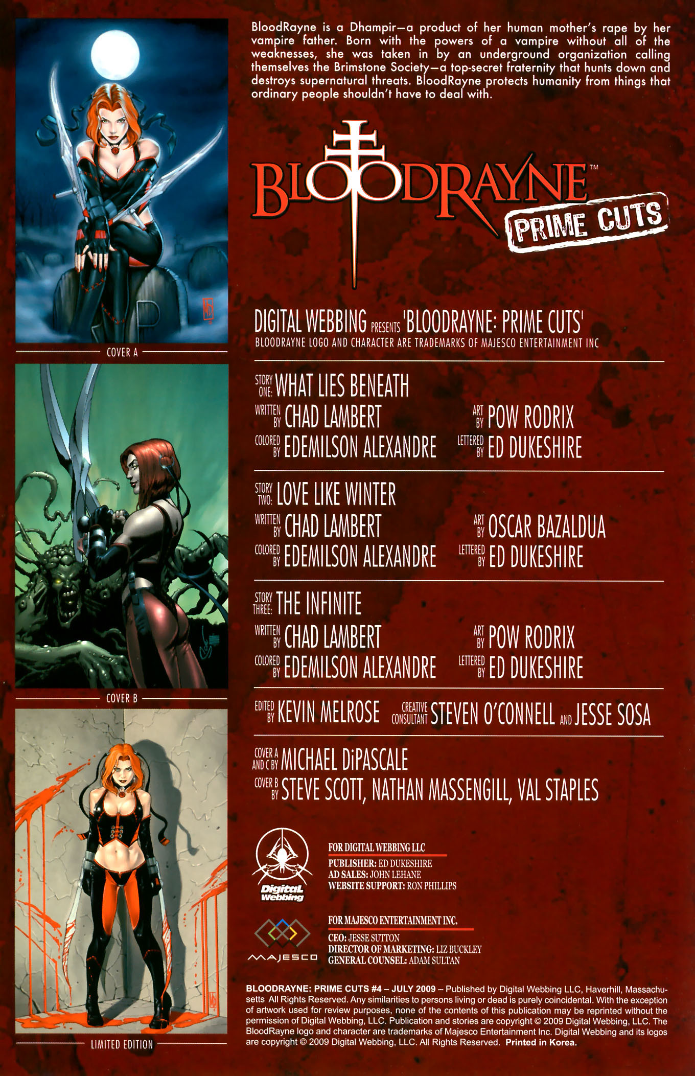 Read online BloodRayne: Prime Cuts comic -  Issue #4 - 4