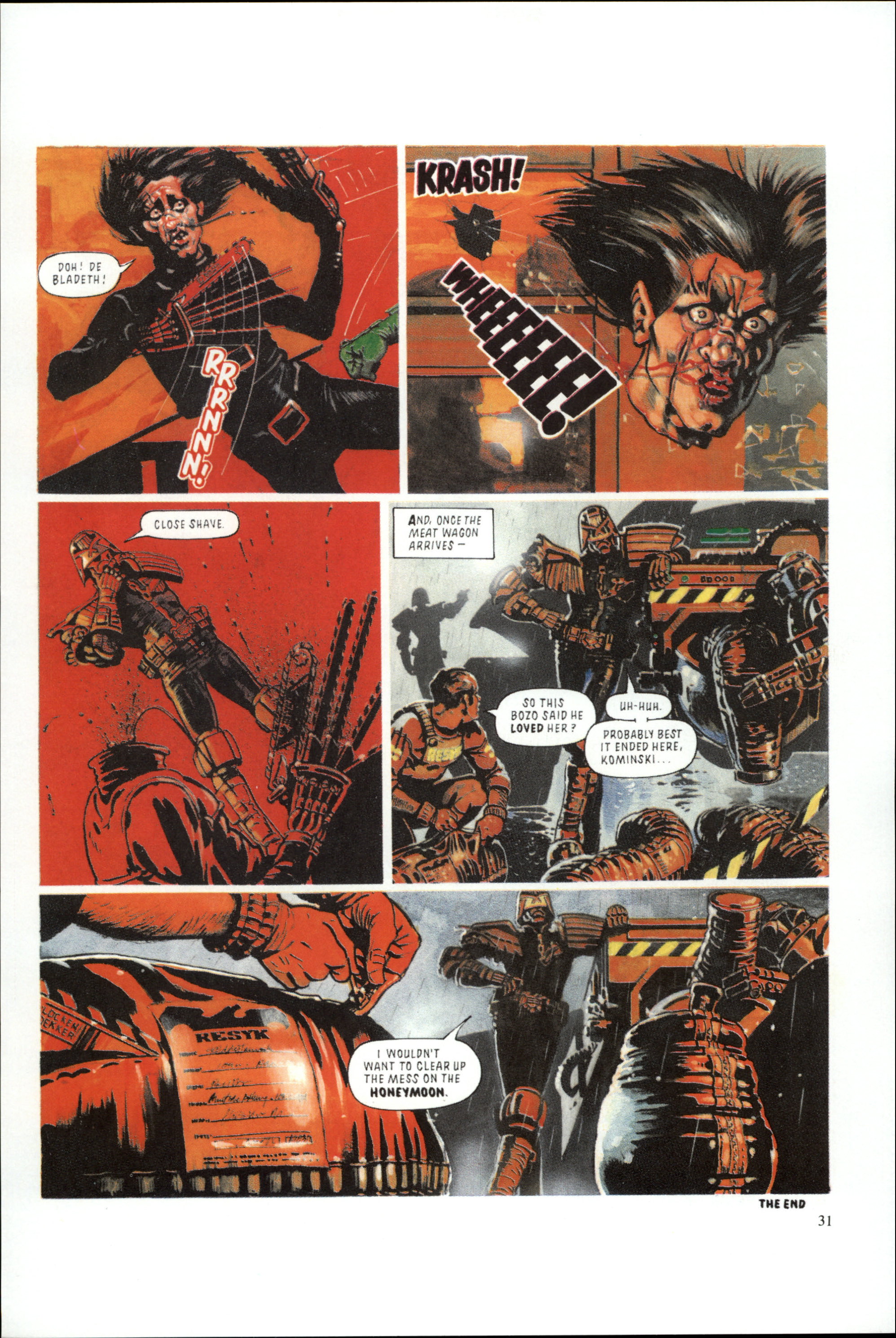 Read online Dredd Rules! comic -  Issue #15 - 33