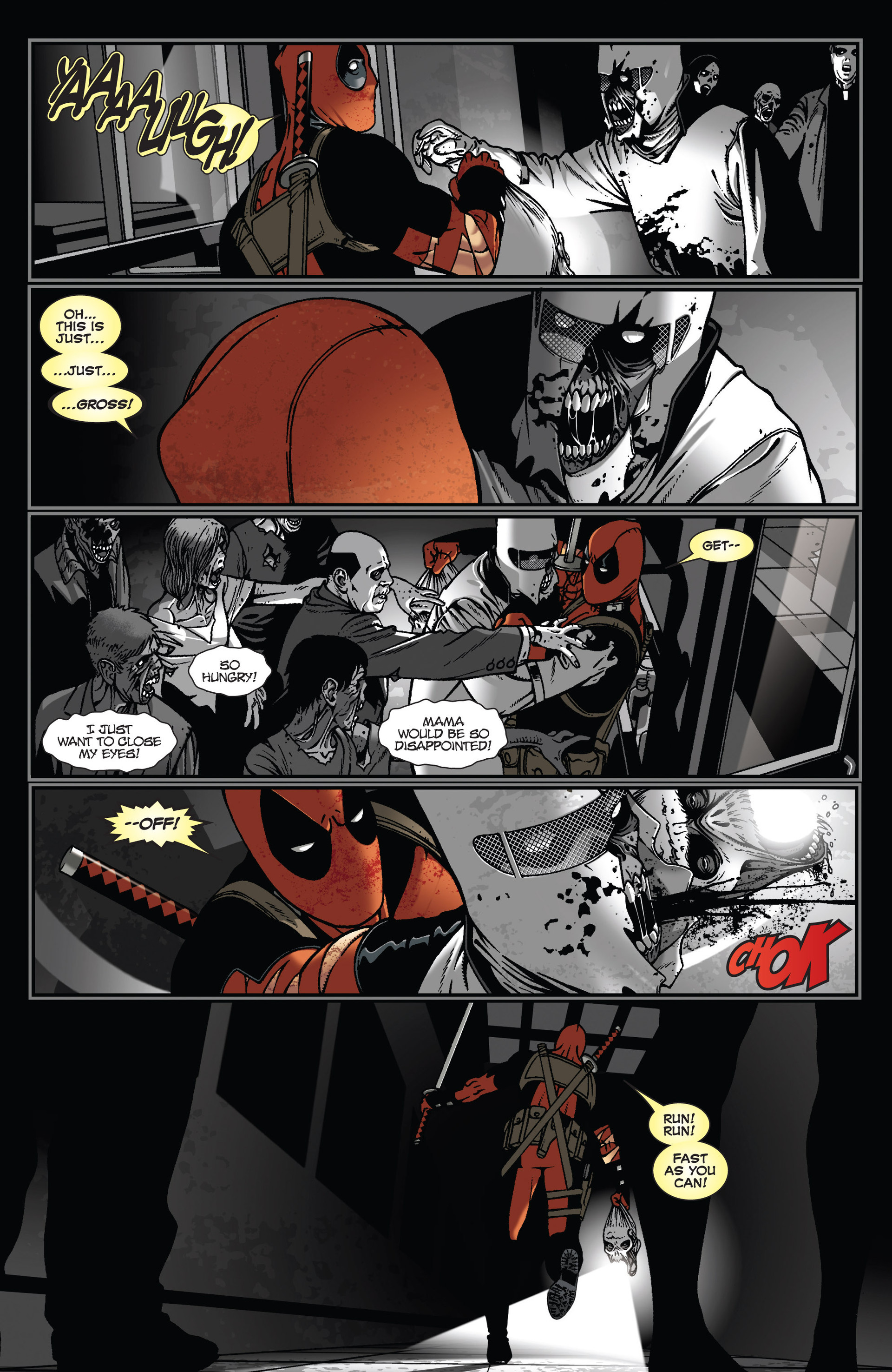 Read online Night of the Living Deadpool comic -  Issue #4 - 14