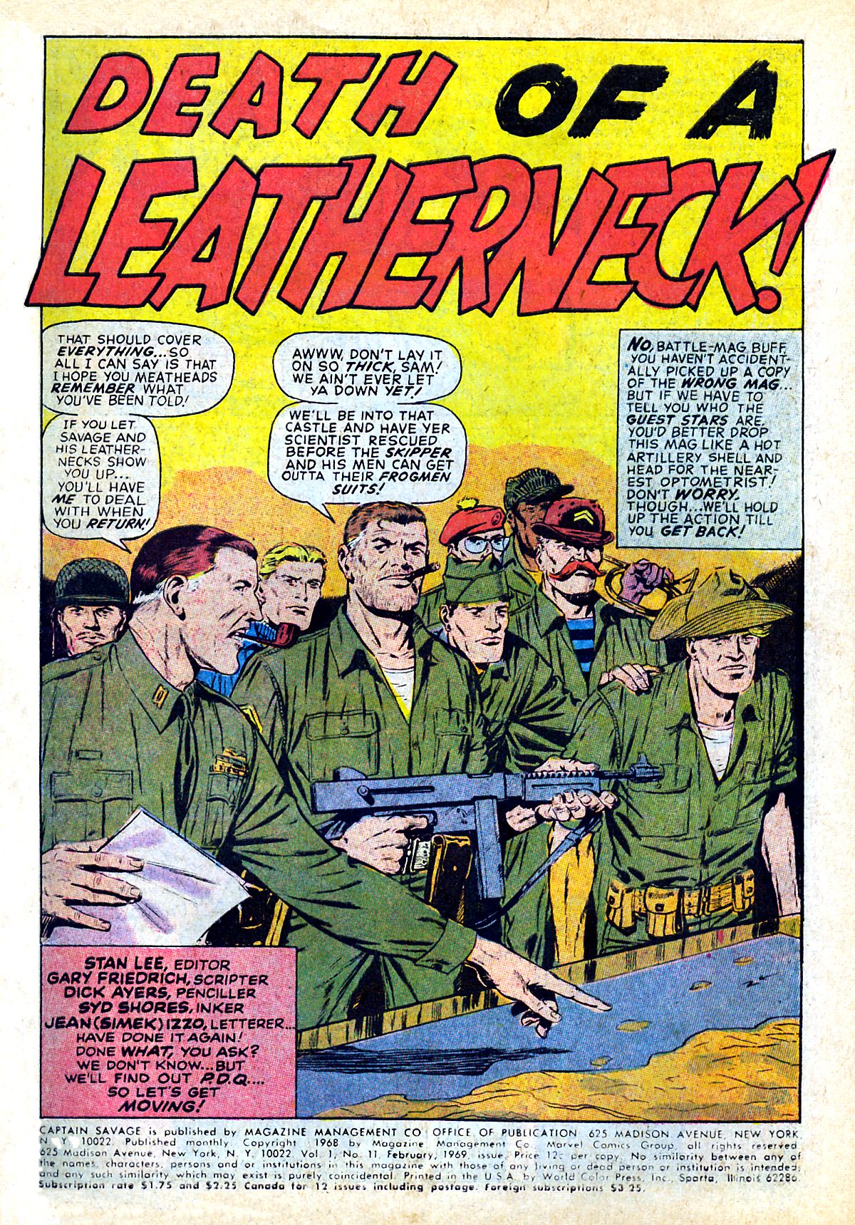Captain Savage and his Leatherneck Raiders Issue #11 #11 - English 3